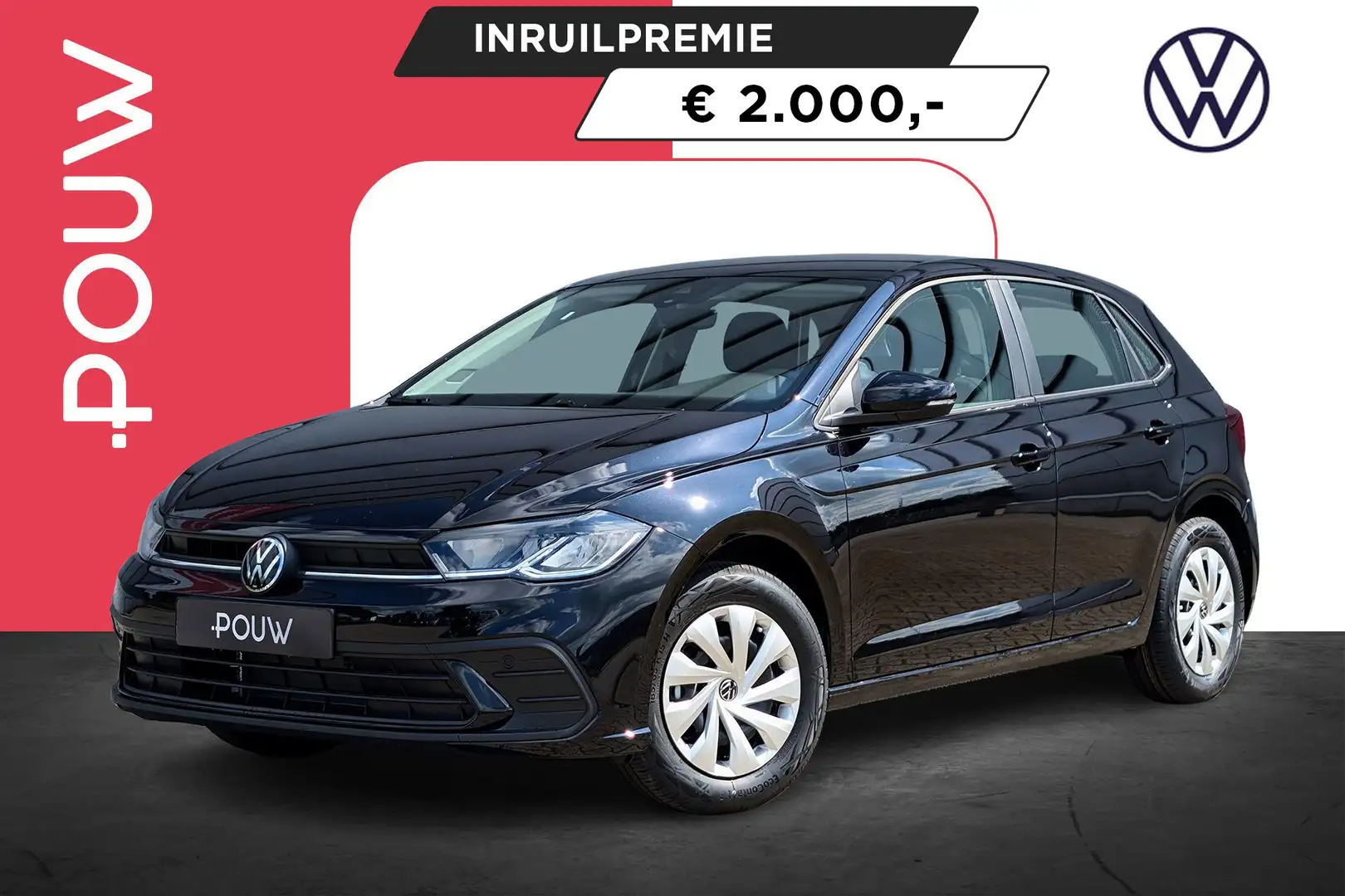 Volkswagen Polo 1.0 MPI 80pk Polo Edition | Cruise Control | DAB O Zwart - 1