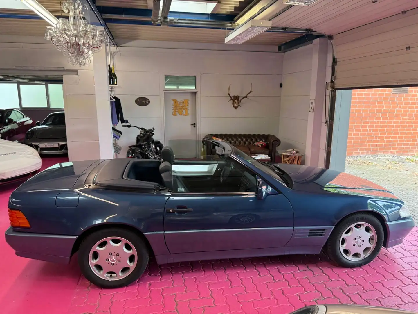 Mercedes-Benz SL 300 R129 1 Hand, Unfallfrei, Dt.Fzg. Service Blu/Azzurro - 2