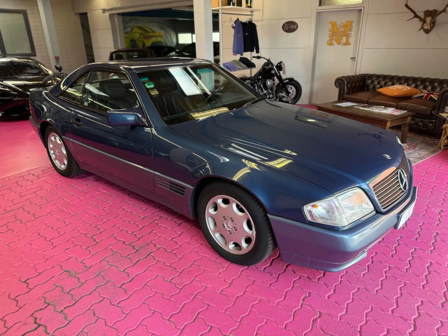 Mercedes-Benz SL 300 R129 1 Hand, Unfallfrei, Dt.Fzg. Service Blau - 2