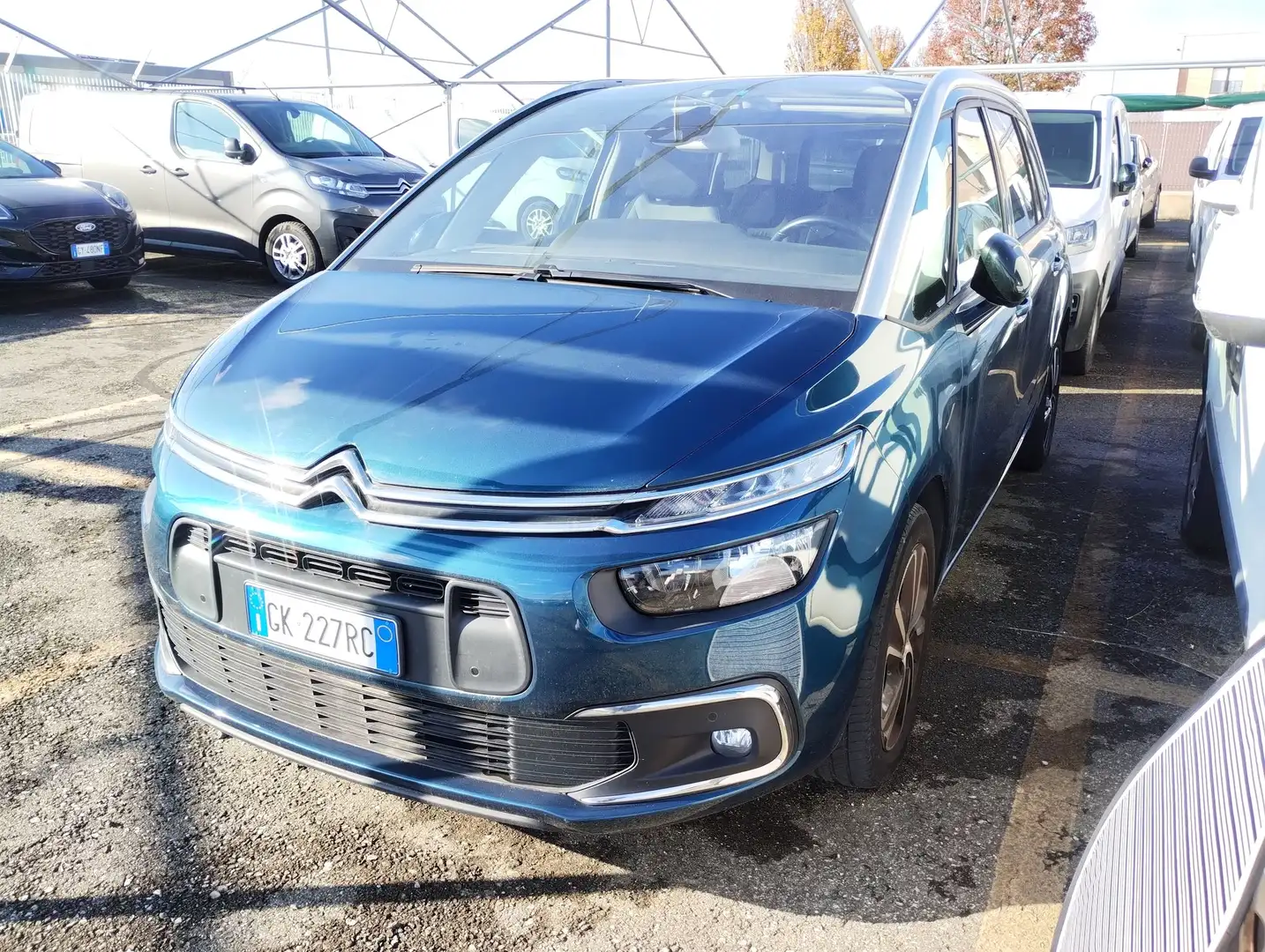 Citroen Grand C4 SpaceTourer 1.5 bluehdi Shine *Unipro'-Top di Gamma-Km Certi* Bleu - 2