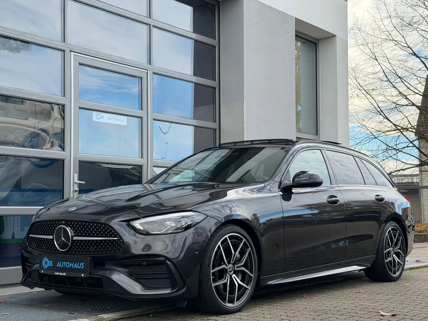 Mercedes-Benz C 220 dT 9G*ACC*3x AMG*PANO*MASSAGE*KAM*NIGHT*19' Gris - 1