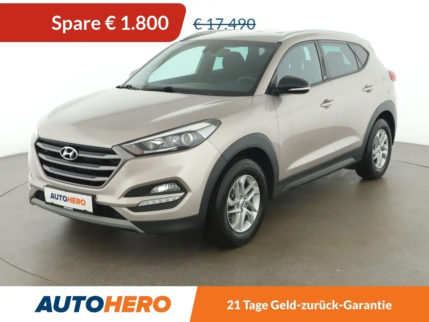 Hyundai TUCSON 1.7 CRDi Go 2WD *SPUR*NAVI*CAM* Weiß - 1