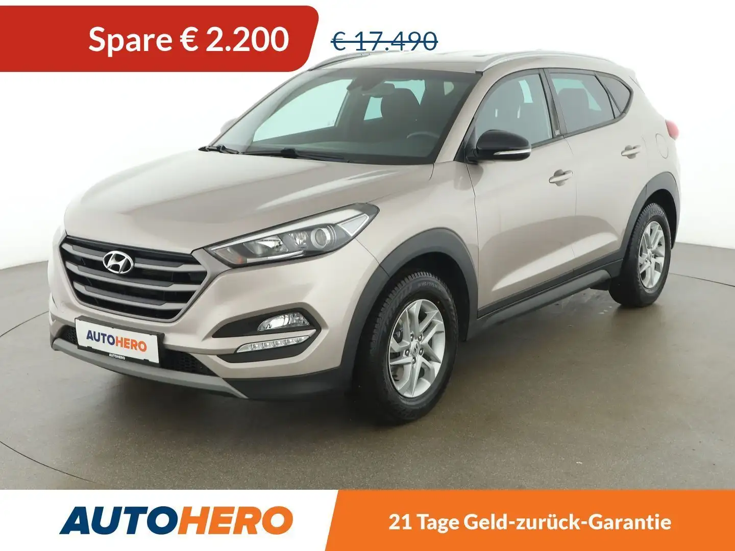 Hyundai TUCSON 1.7 CRDi Go 2WD *SPUR*NAVI*CAM* Weiß - 1