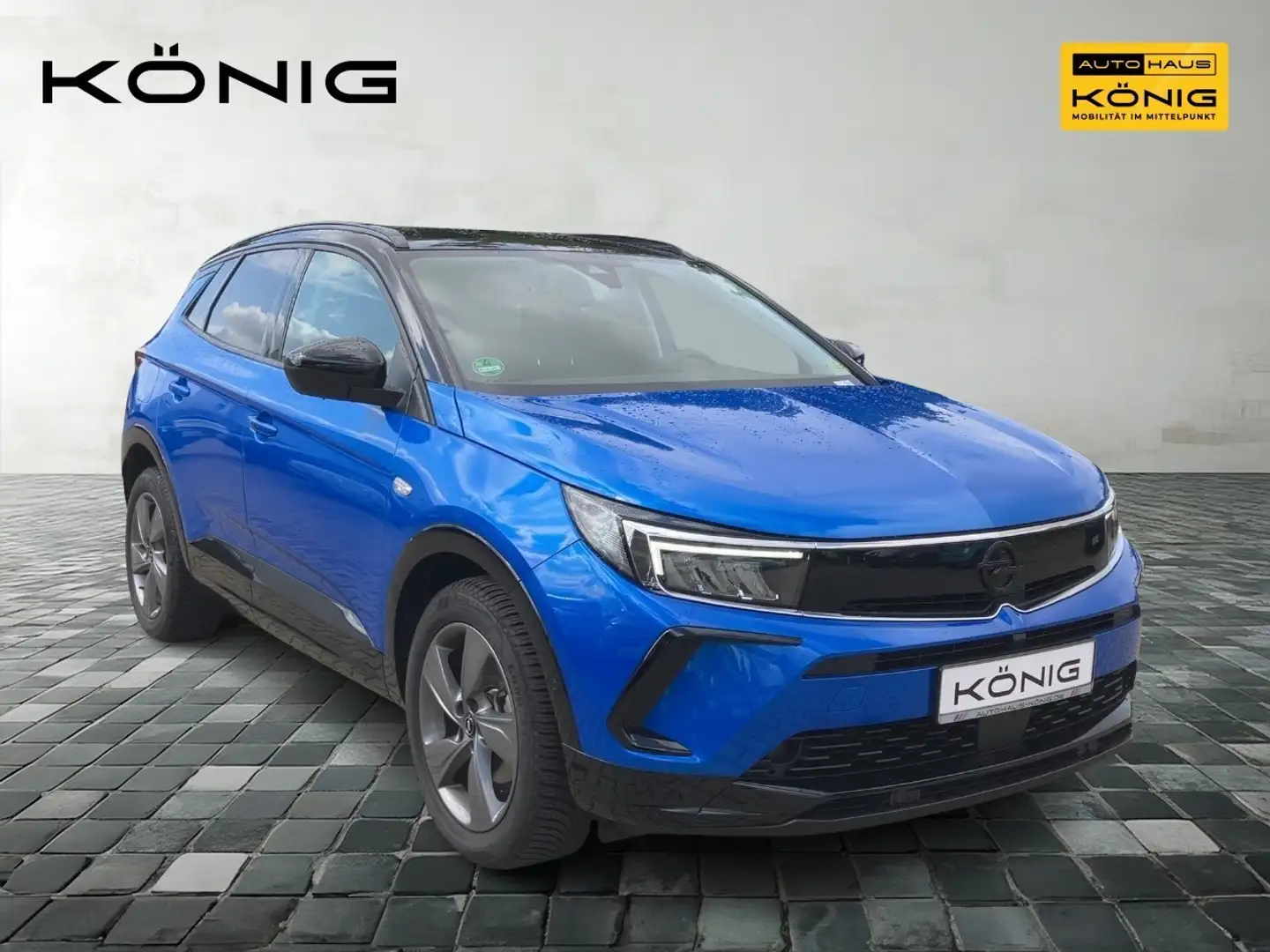 Opel Grandland X GS 1.2T ALCANTARA NAVI LED Blauw - 2