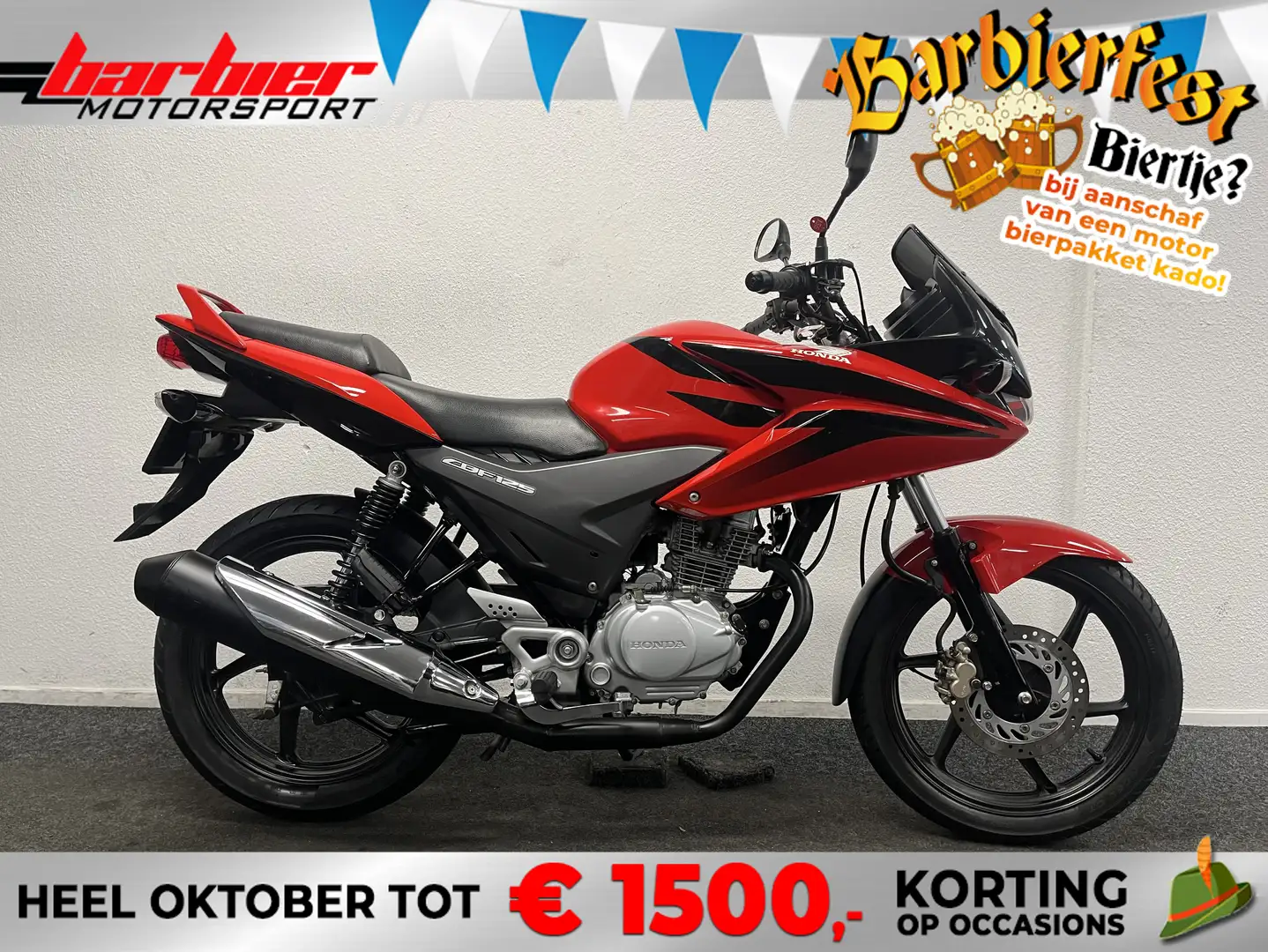 Honda CBF 125 Rood - 1