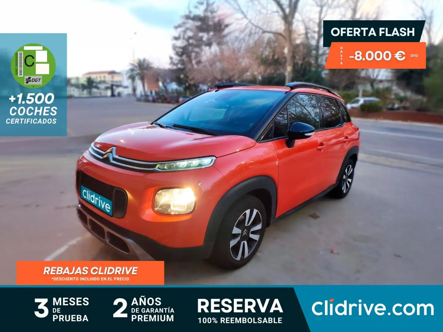 Citroen C3 Aircross Puretech Feel 82 Naranja - 1