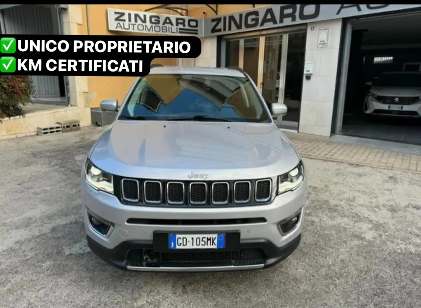 Jeep Compass 1.6 MJ 120 CV E6 LIMITED NAVI+PELLE+BIXENO FULL Grigio - 1