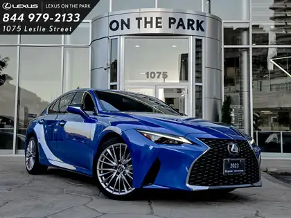 Blue 2023 Lexus IS 300 AWD Sedan All-Wheel Drive 6-Speed Automatic