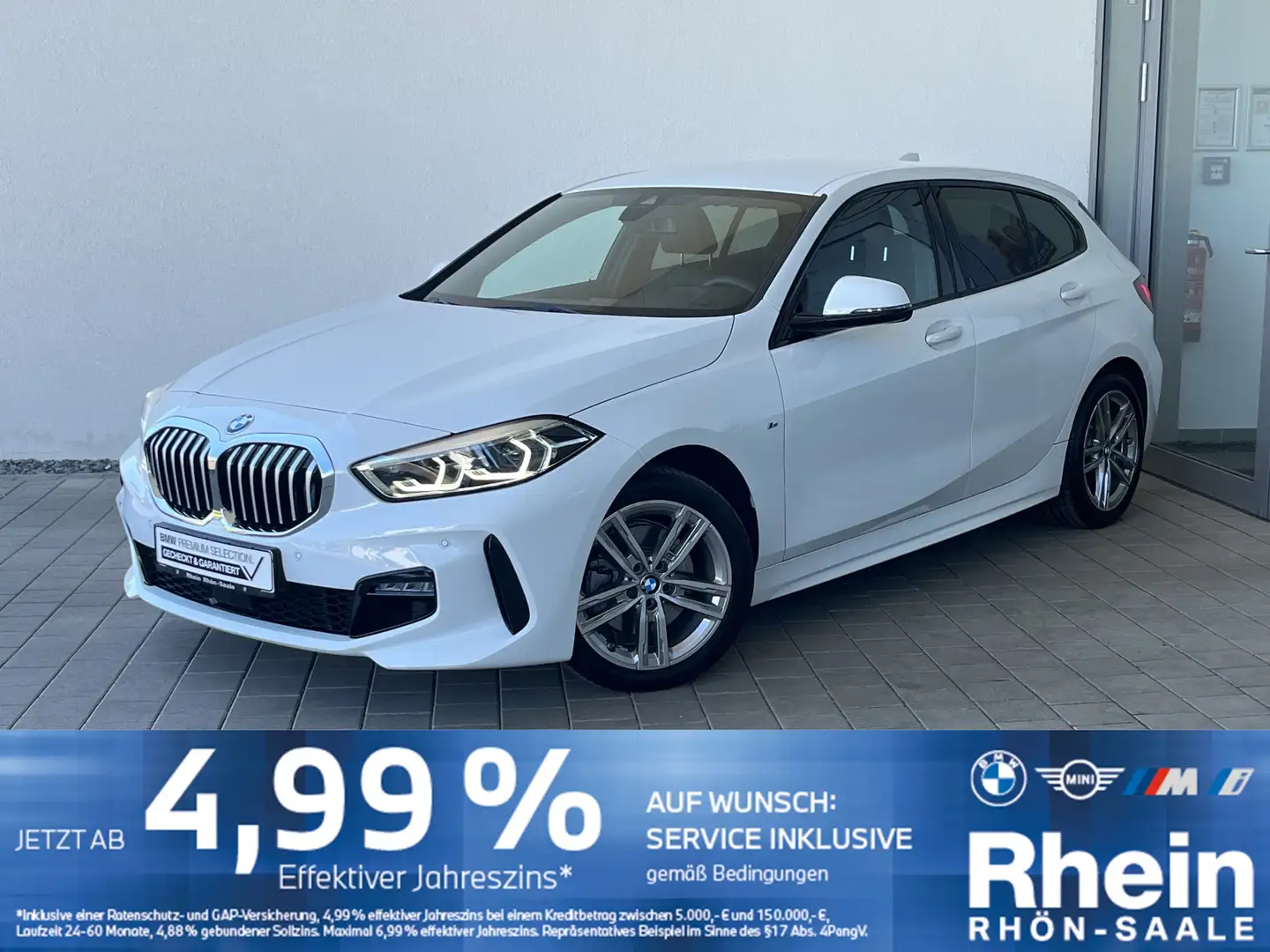 BMW 116 i M Sport Navi.H/K.Komfort.LED.Tempo.PDC.SH Weiß - 1
