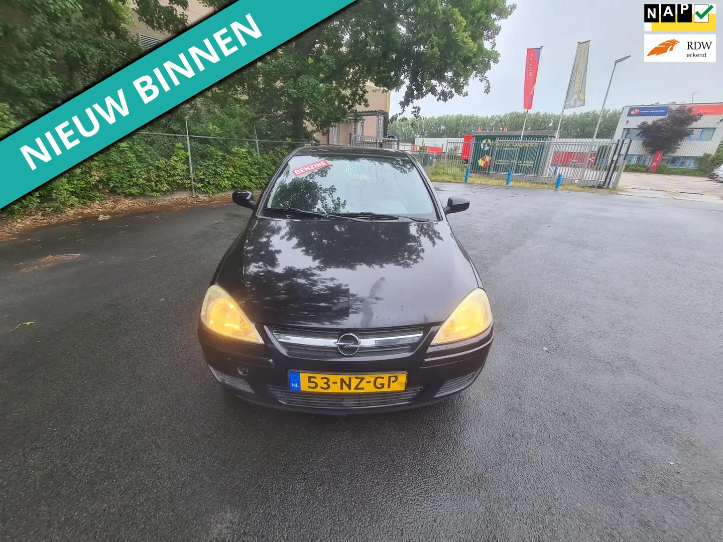 Opel Corsa 1.2-16V Enjoy ZO INGERUILD DUS ZO WEG PRIJSJE Noir - 1