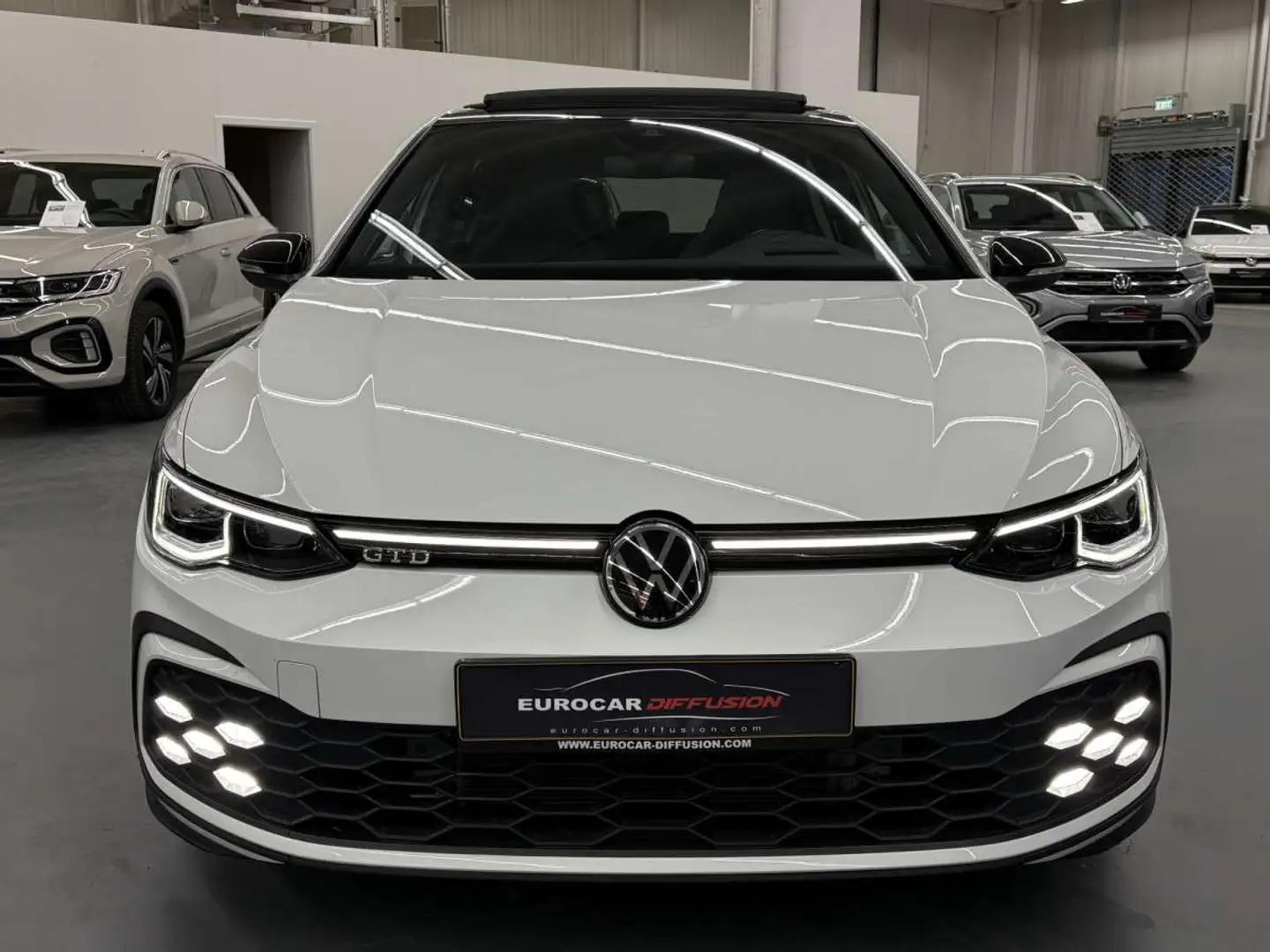 Volkswagen Golf GTD 2.0 TDI DSG7 200 CV Blanc - 2