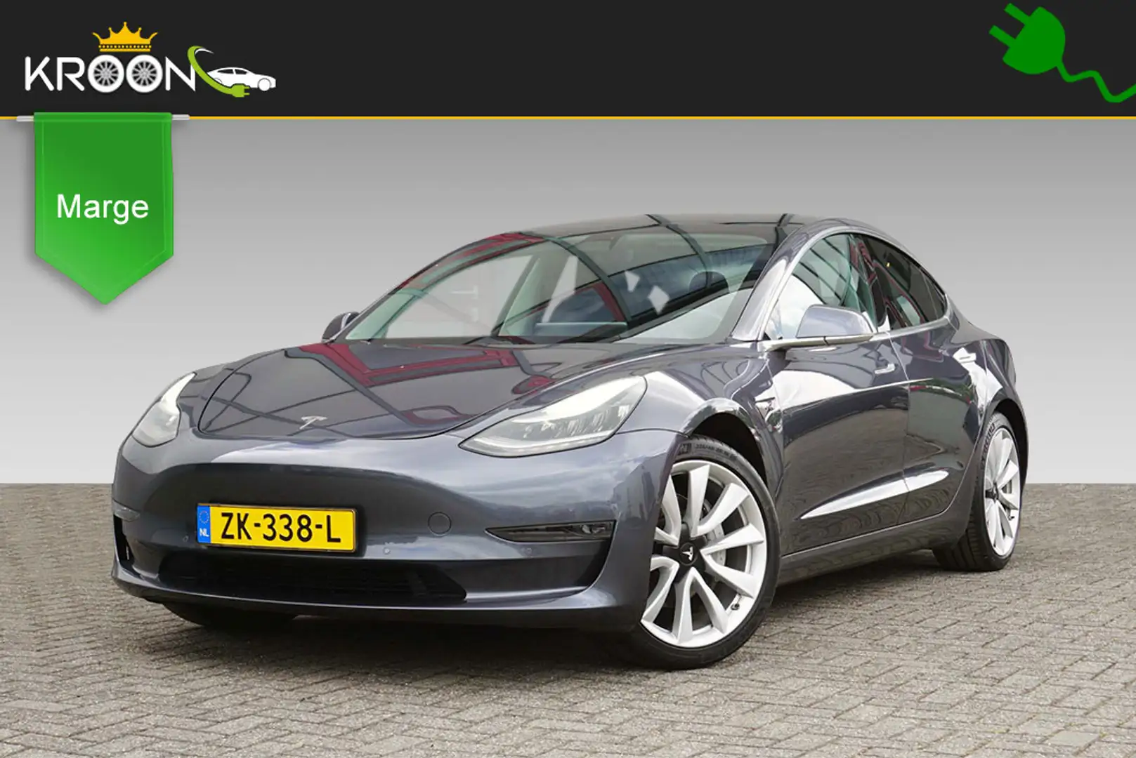 Tesla Model 3 Long Range AWD 75kWh Autopilot Grijs - 1