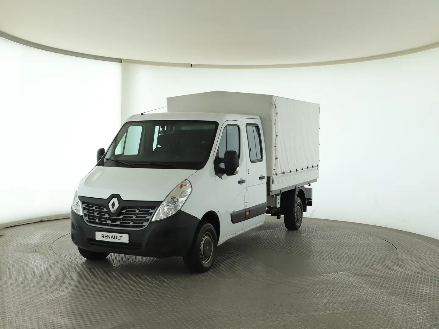 Renault Master Pritsche dCi 130 L3H1 7 Sitze AHK Klima Weiß - 1