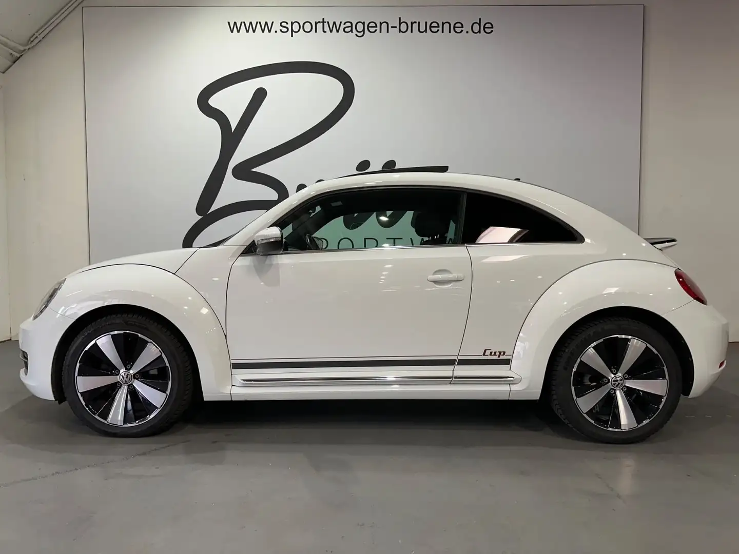 Volkswagen Beetle Cup/Autom./Alu18 Zoll/Navi/Gl.Schiebedach Weiß - 1