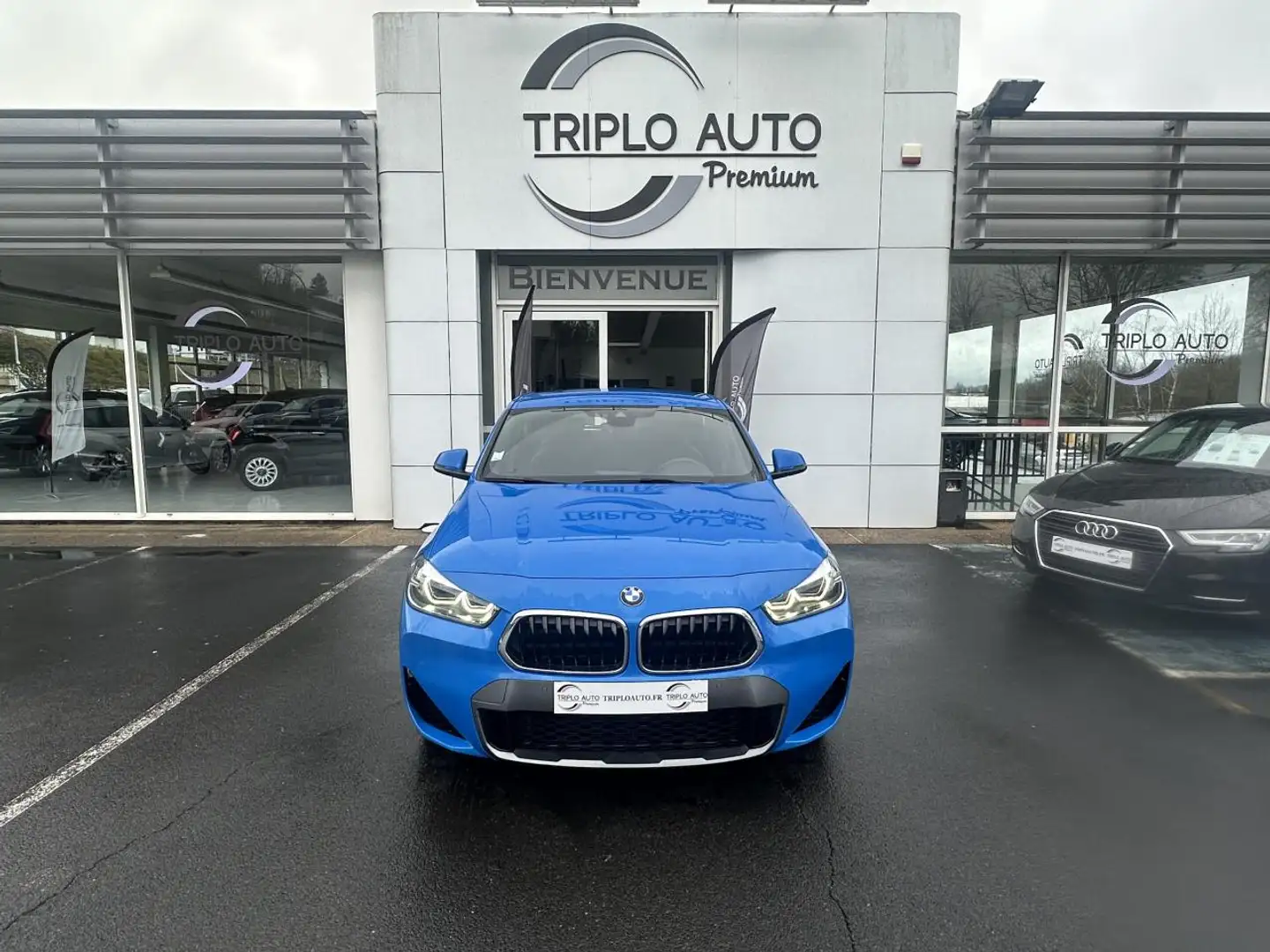 BMW X2 X2 sDrive 16d - BV DKG - S\u0026S M Sport X SUIVI  Bleu - 2