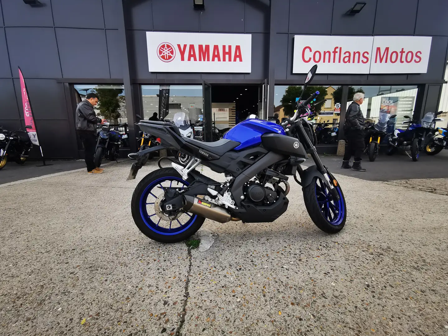 Yamaha MT-125 Bleu - 2