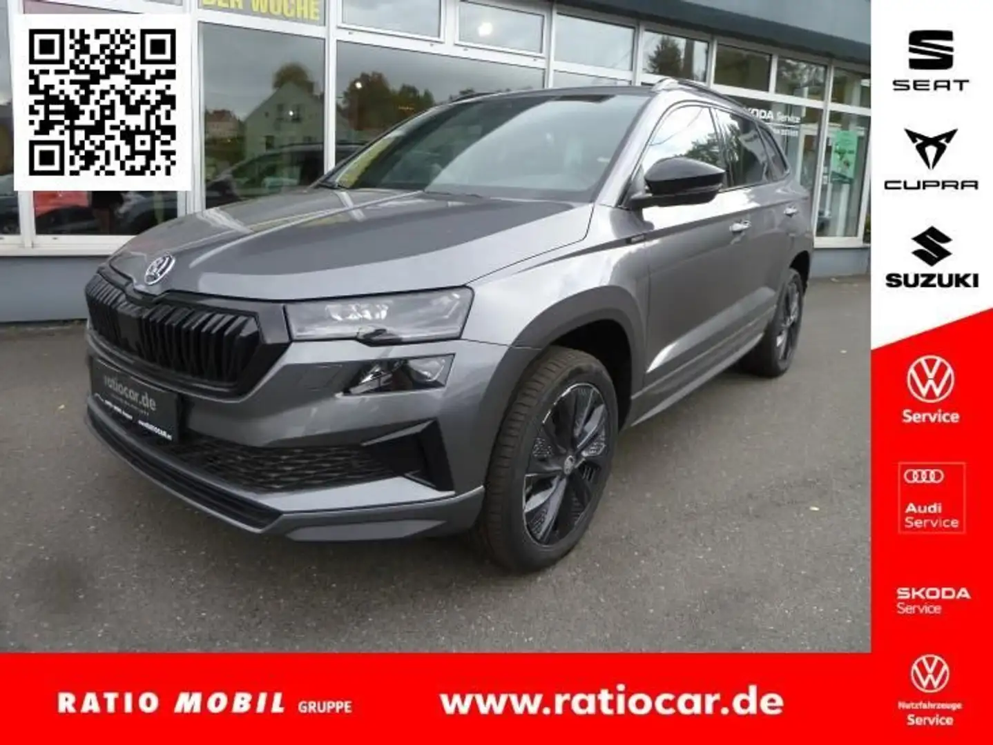 Skoda Karoq KAROQ SPORTLINE 1.5 TSI DSG MATRIX-LED AHZV NAVI Gris - 1