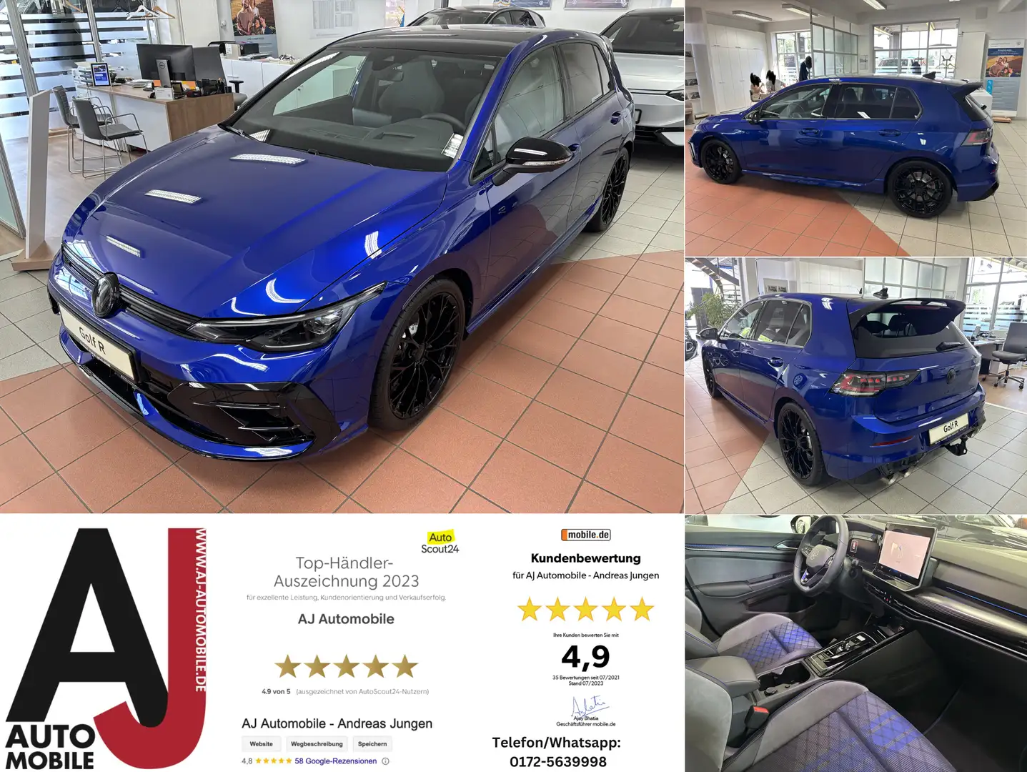 Volkswagen Golf VIII 4Motion R Black Edition/Performance Blau - 1