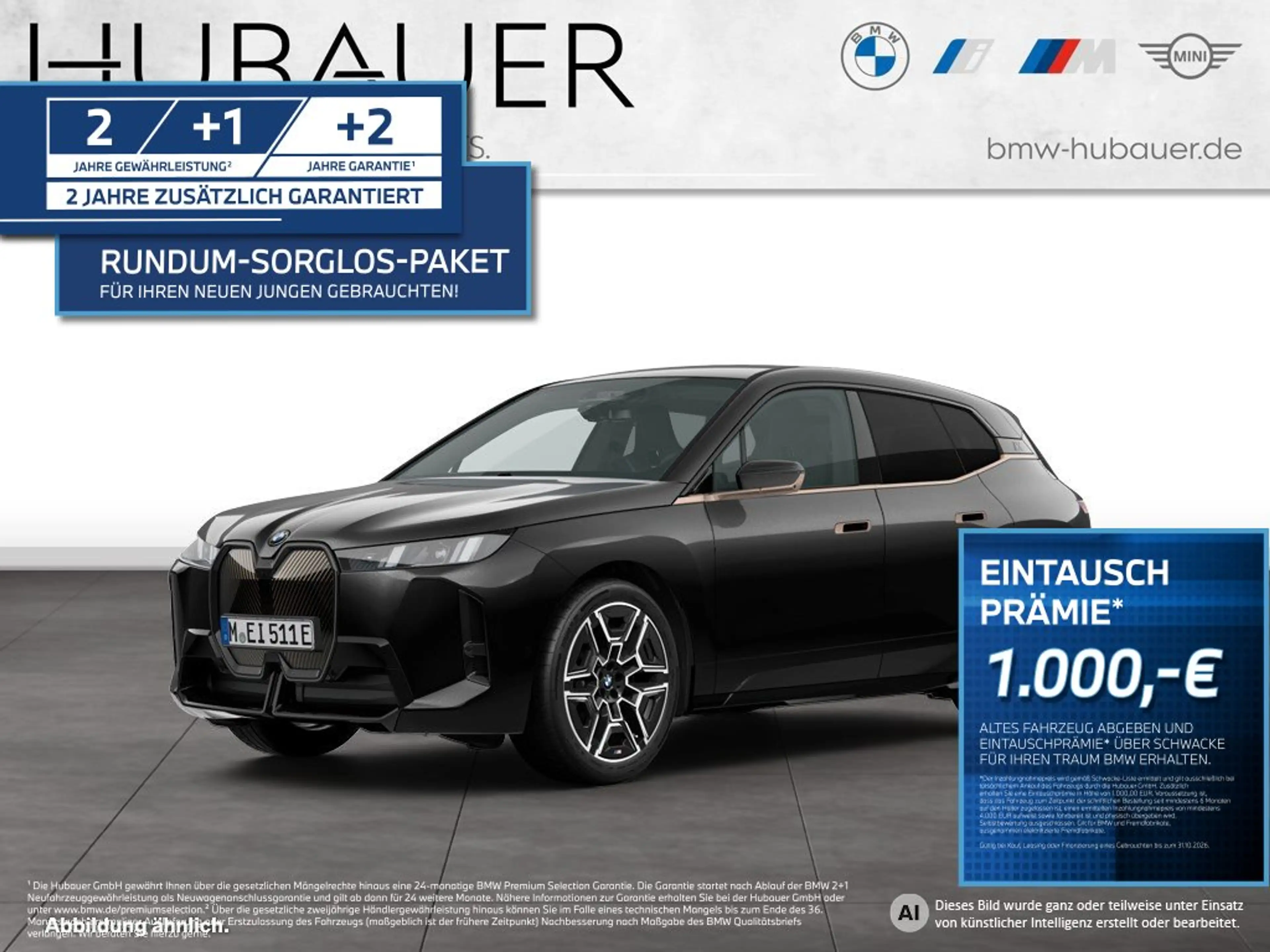 BMW iX xDrive45 [M Sport, IconicGlow, HK Sound, AHK]