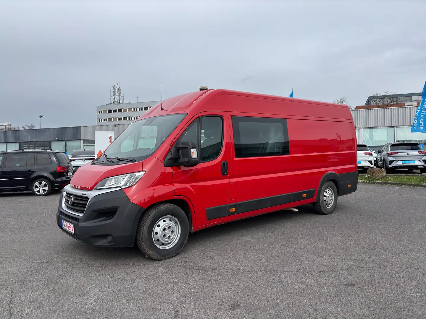 Fiat Ducato 35 180 Power L5H2,Maxi,6-Sitzer,Mixto,AHK Rot - 2