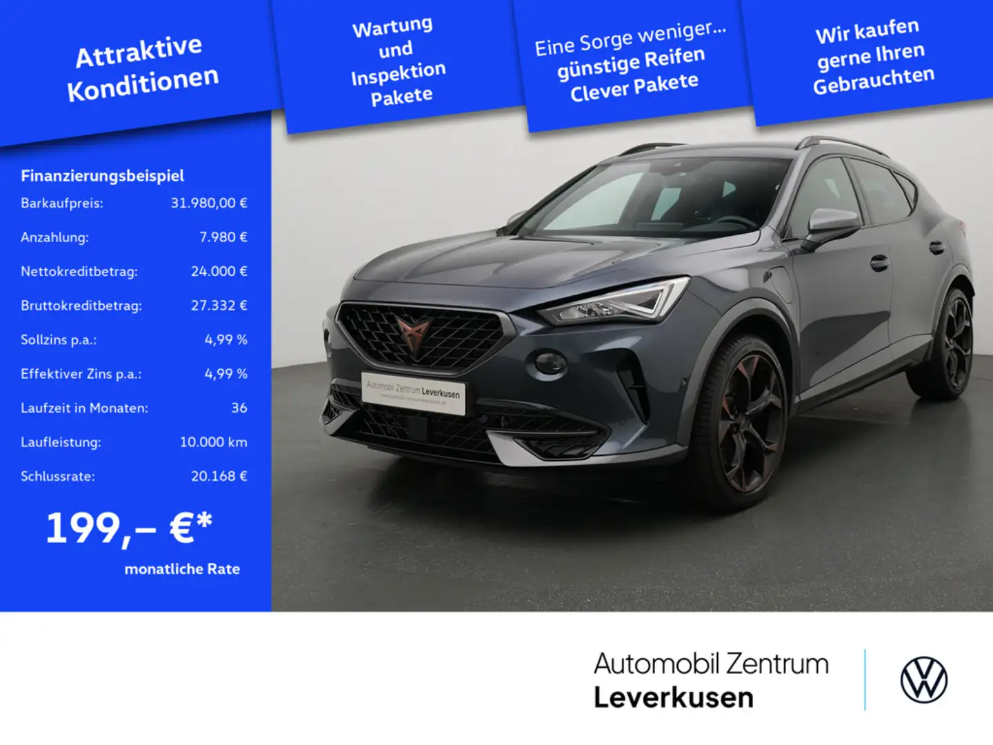 CUPRA Formentor VZ VIRT DCC CARPLAY LED SHZ PDC Schwarz - 1