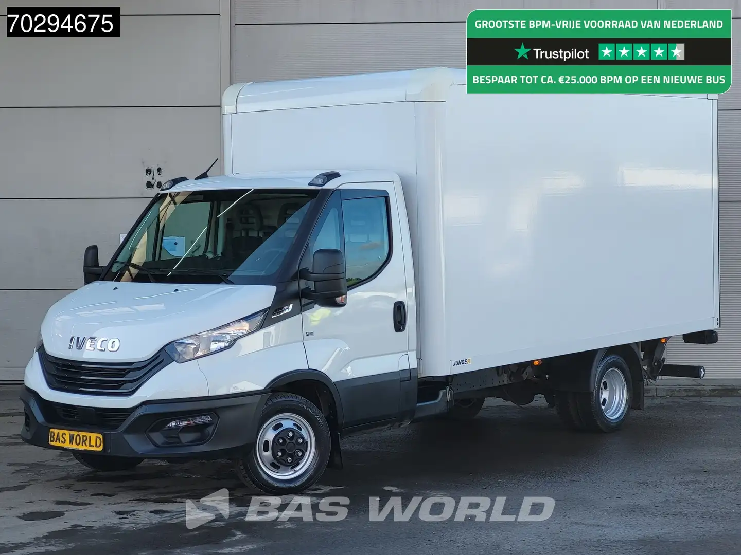 Iveco Daily 35C16 Laadklep Automaat Dubbellucht Bakwagen 160PK Blanc - 1