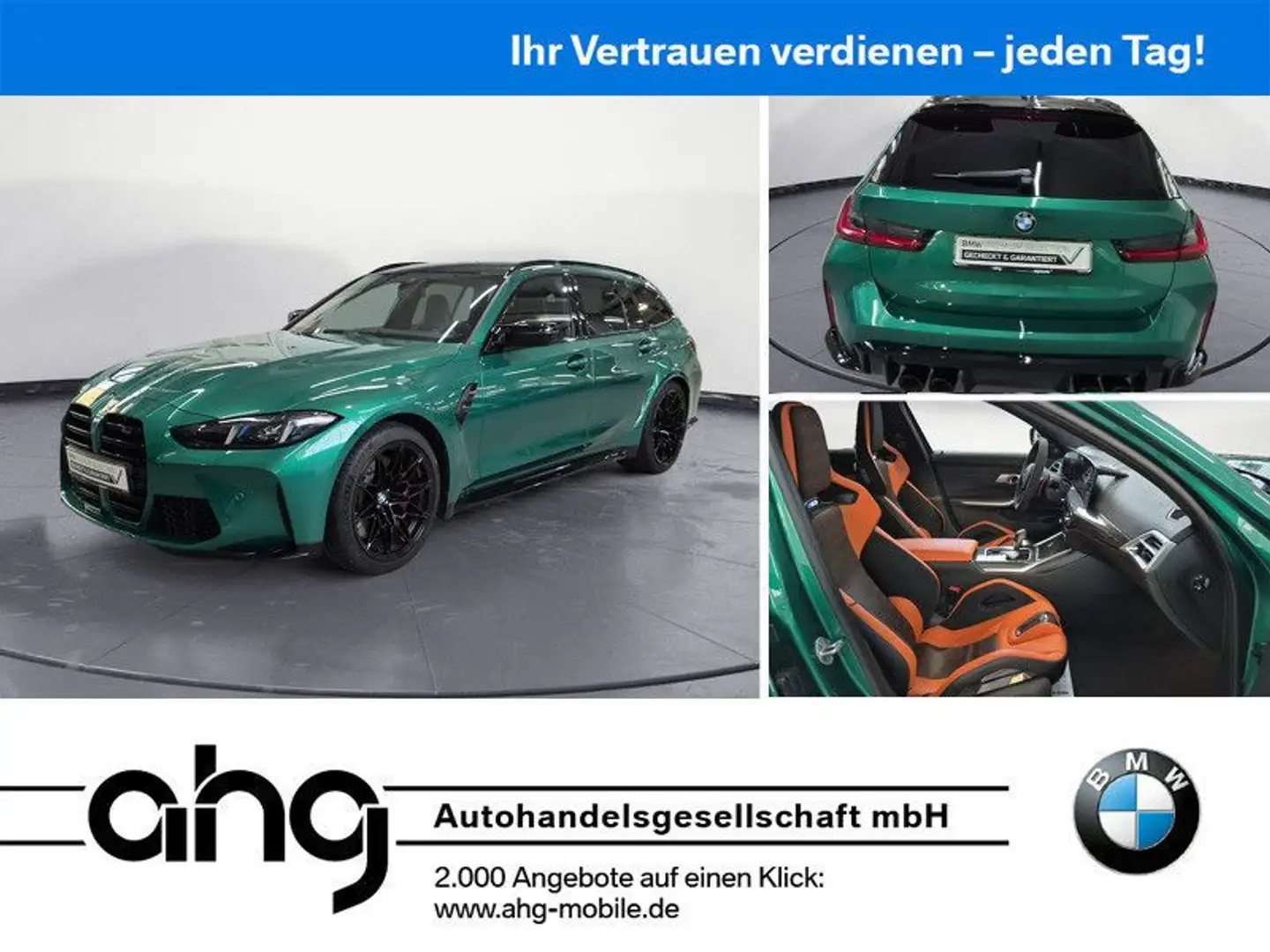 BMW M3 Competition xDrive Touring Innovationsp. M Ca Grün - 1