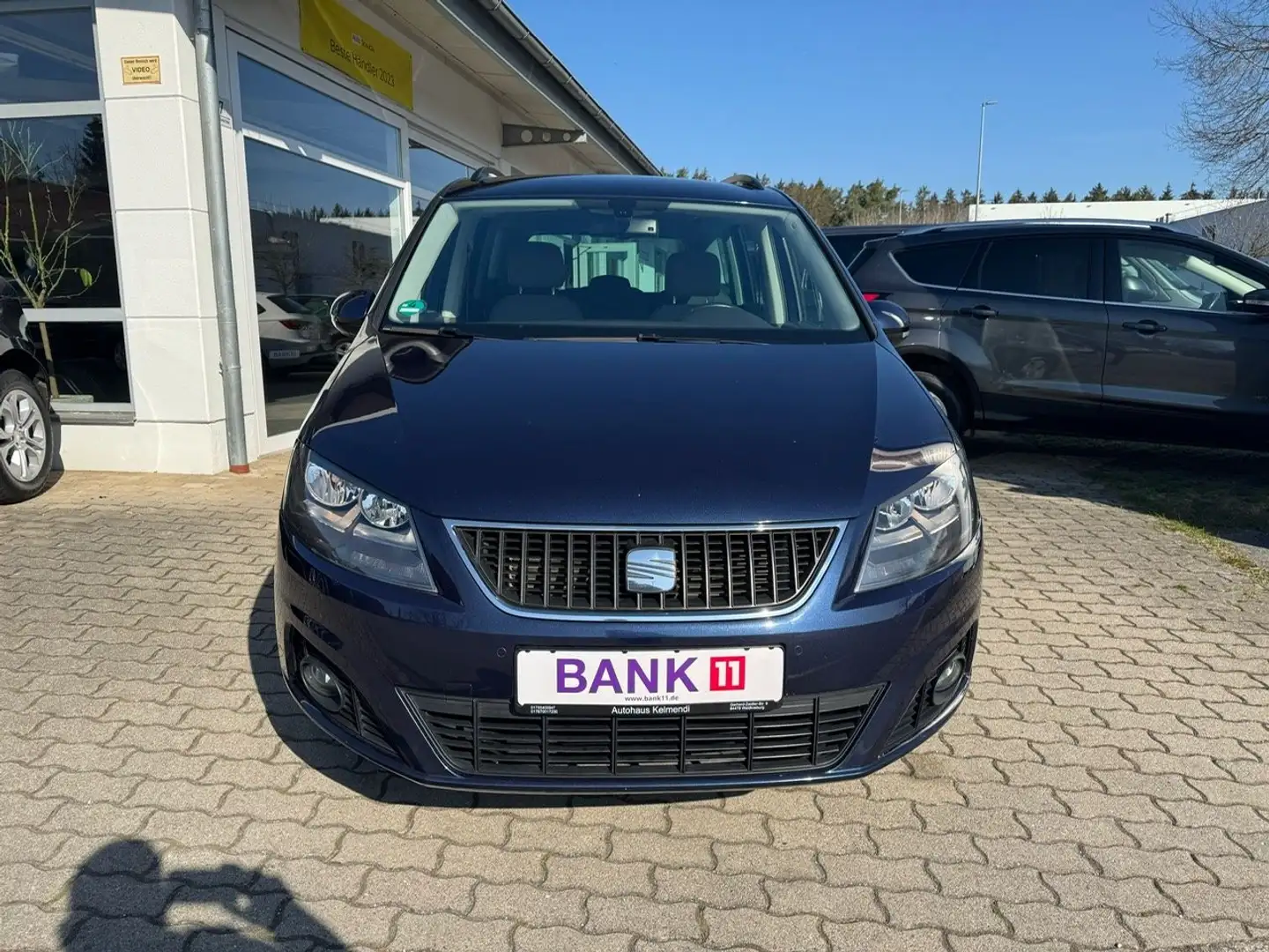 SEAT Alhambra Style-Schekheftgepflegt-Kamera-AHK-8Fach bereift Blau - 2