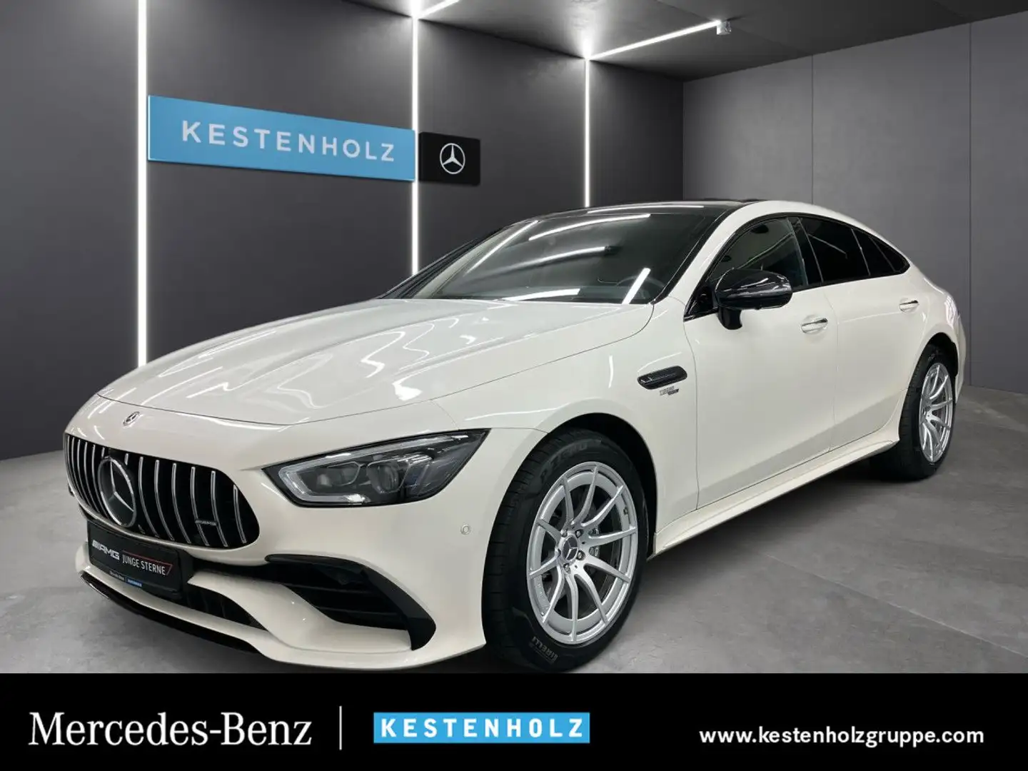 Mercedes-Benz AMG GT GT 43 4MATIC LEDER+PANO+HEADUP+360°+BURMESTER Weiß - 1