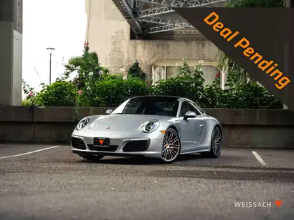 Silver 2018 Porsche 911 Coupe All-Wheel Drive 7-Speed Automatic