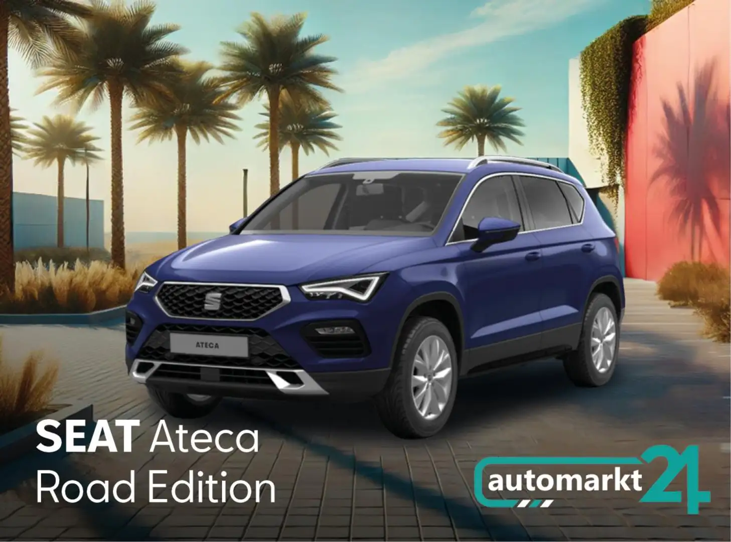 SEAT Ateca 🏁 Road Edition 🏁🔥 Loyalitätsbonus 🔥 1.5 TSI Sc Blau - 1
