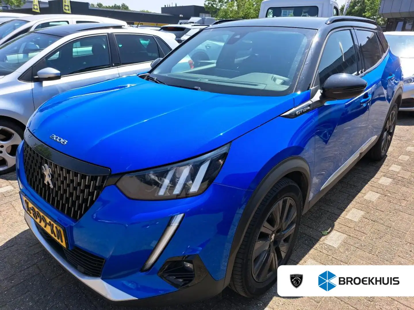 Peugeot 2008 1.2 PureTech GT-Line | Navigatie | Camera | Leder Bleu - 1
