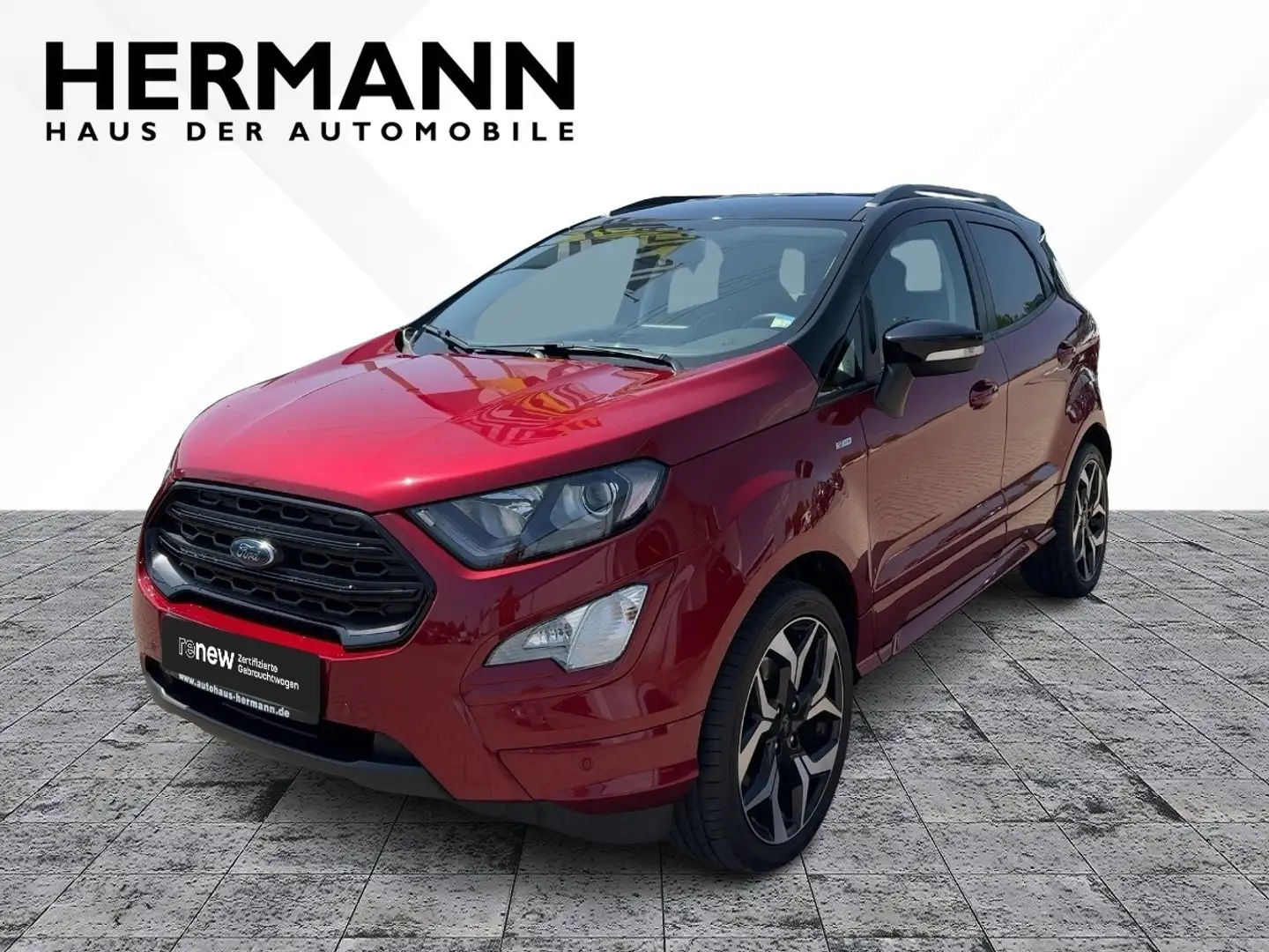Ford EcoSport 1.0 EcoBoost ST-Line *LED*AHK*NAVI*SYNC Rouge - 1