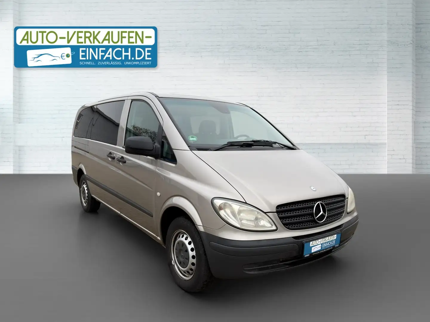 Mercedes-Benz Vito 115 CDI,Lang,Aut,2Schiebet,7SITZE,2.H,TÜV,Serv. Ezüst - 1