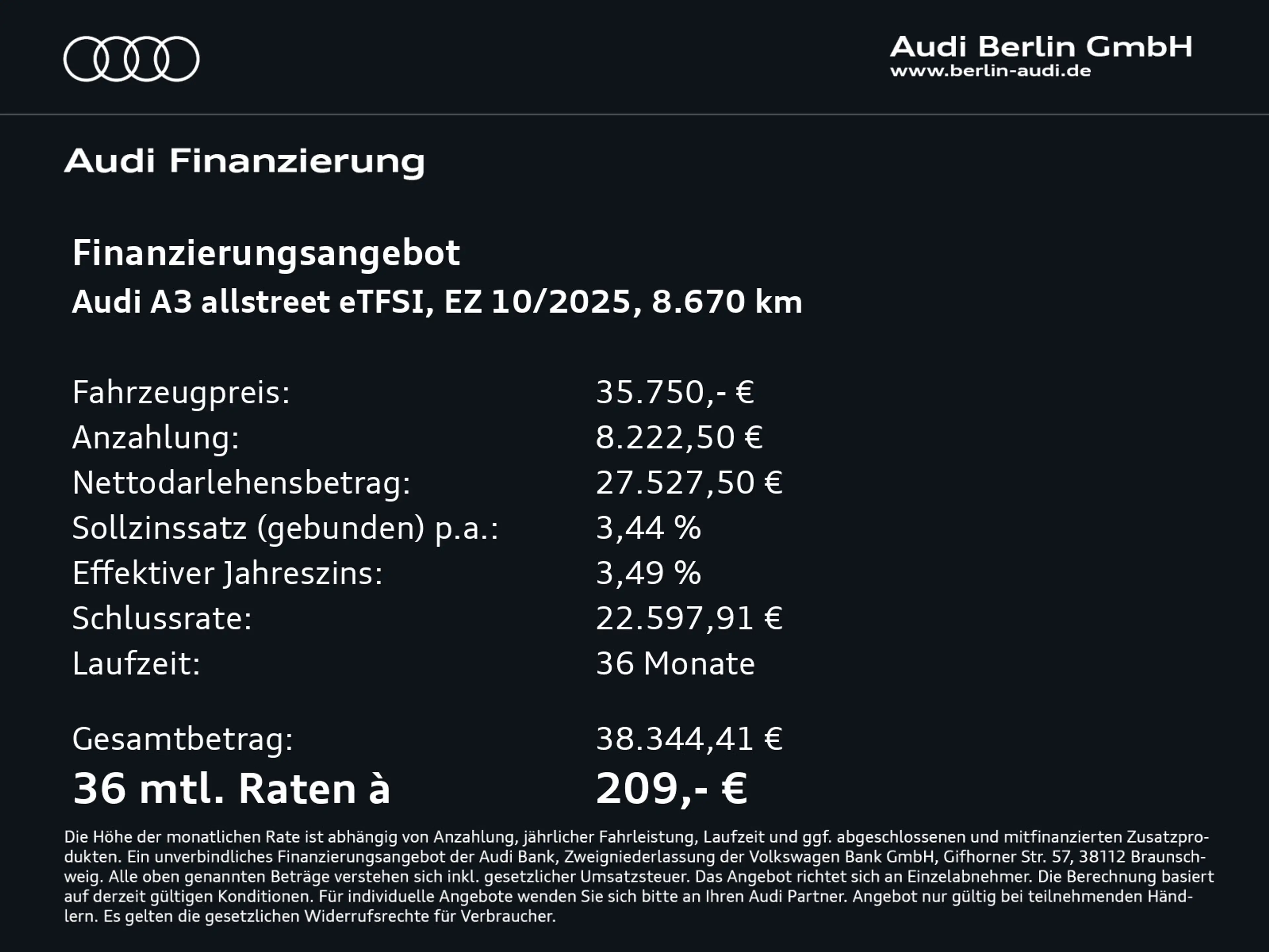 Audi A3 TFSI e S tr. — photo 4