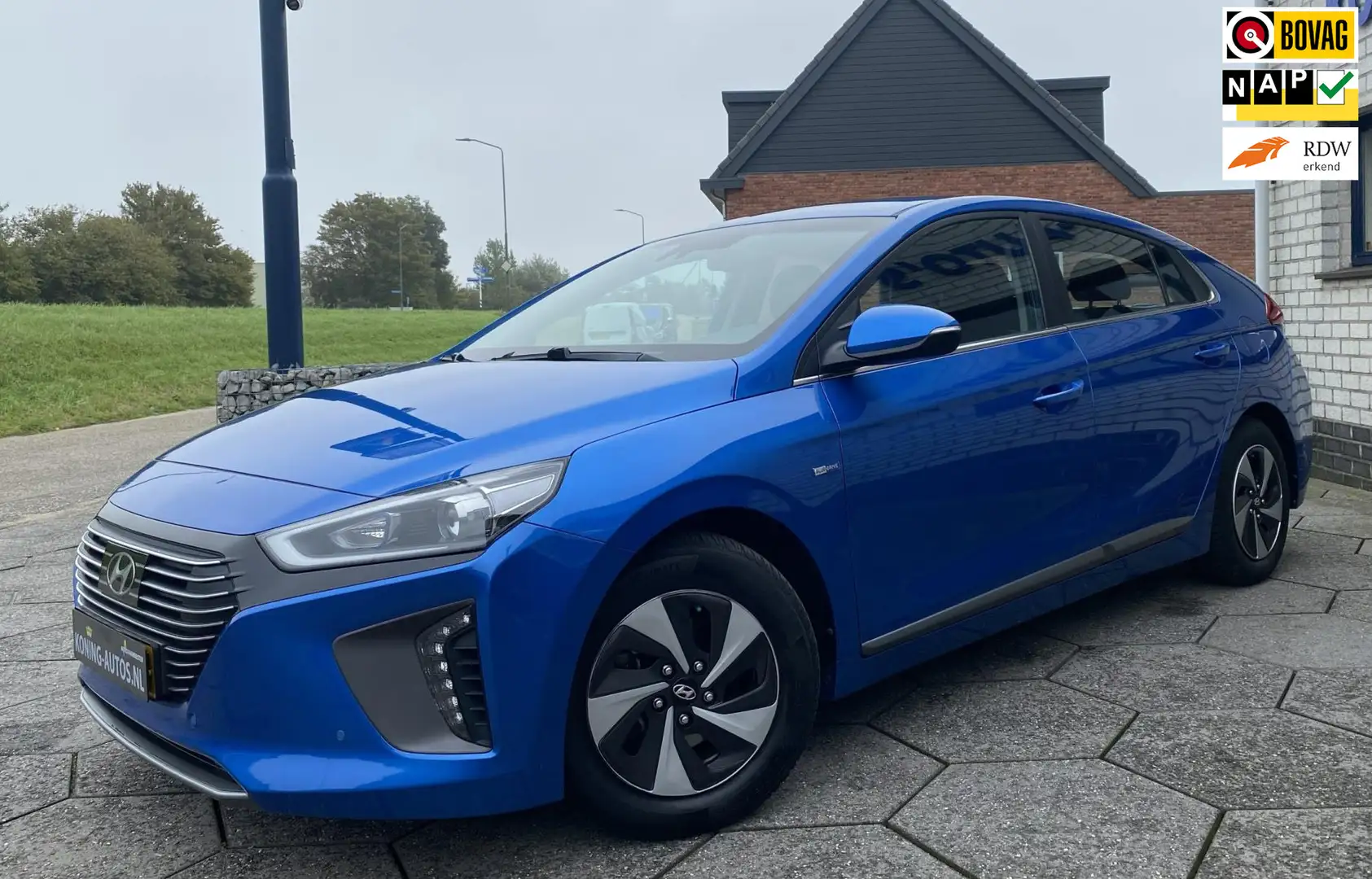 Hyundai IONIQ 1.6 GDi Comfort/ Leer/ Cam/ Adaptive CC/ PDC/ DAB/ Blauw - 1
