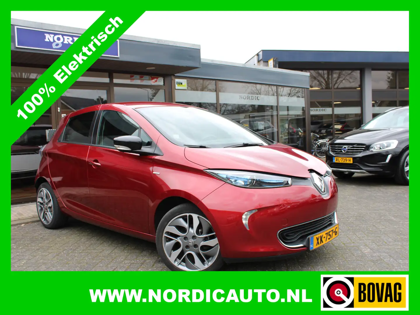 Renault ZOE R110 LIMITED 41 KWH / NAVIGATIE- CRUISE CONTROL LO Piros - 1