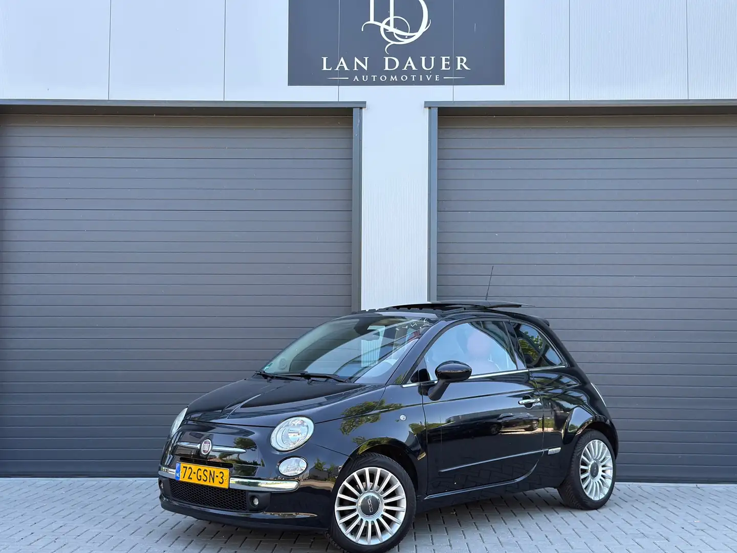 Fiat 500 1.4-16V Lounge |Automaat| Schuifdak / Stoelvrwrmin Nero - 1