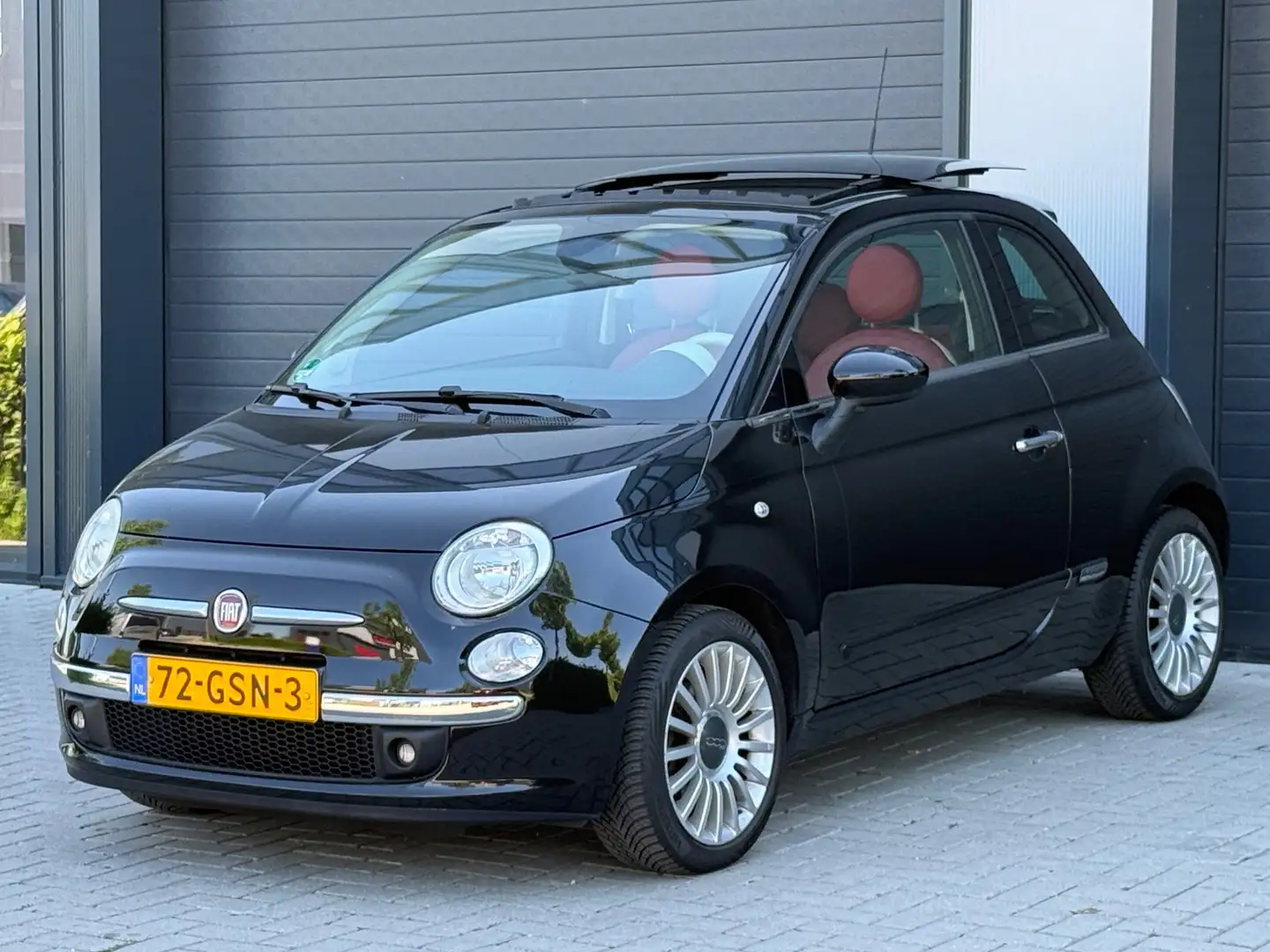 Fiat 500 1.4-16V Lounge |Automaat| Schuifdak / Stoelvrwrmin Nero - 2