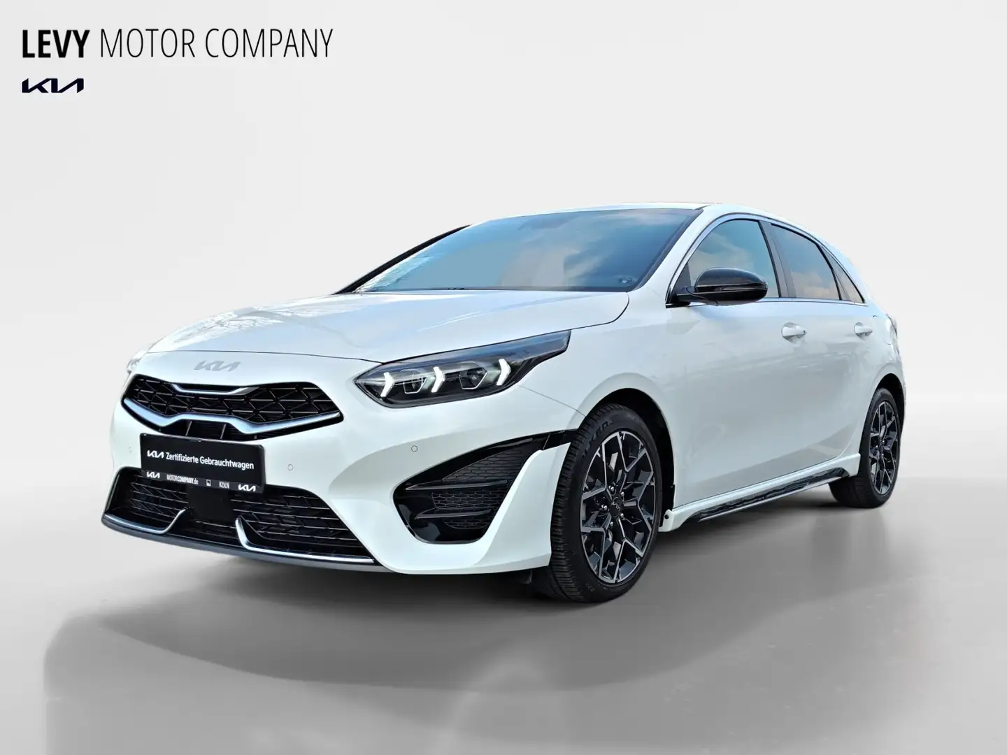 Kia Ceed / cee'd Ceed 1.6 D GT-Line +Automatik+Navi+R.Kam+All Blanc - 2