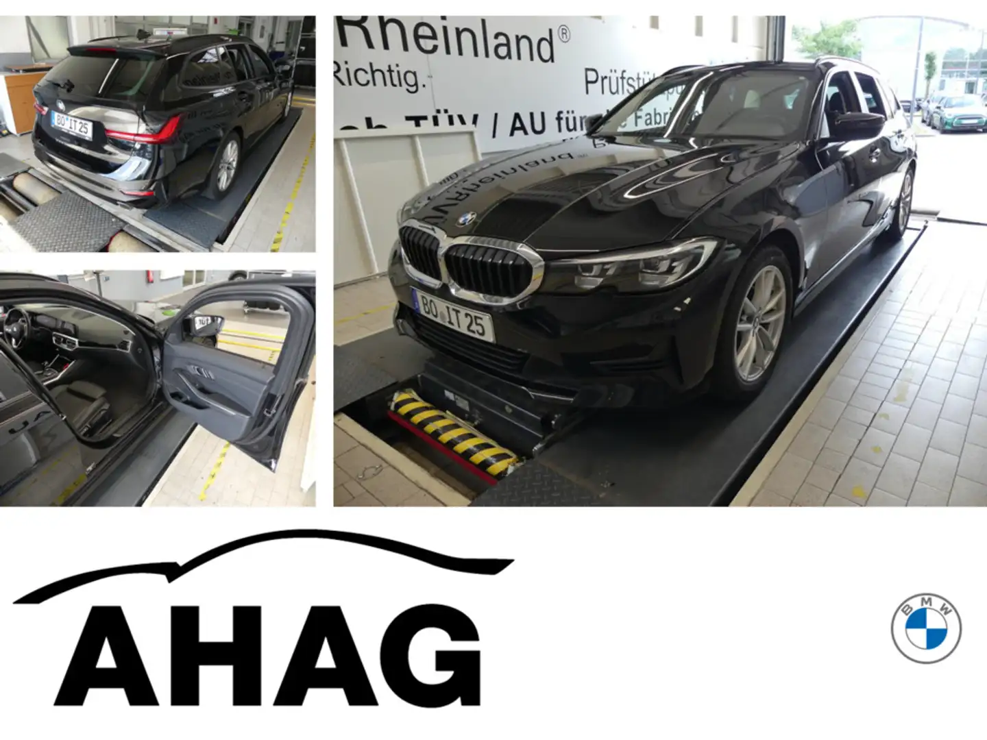 BMW 318 d Touring Advantage Aut. Klimaaut. AHK HIFI Schwarz - 1