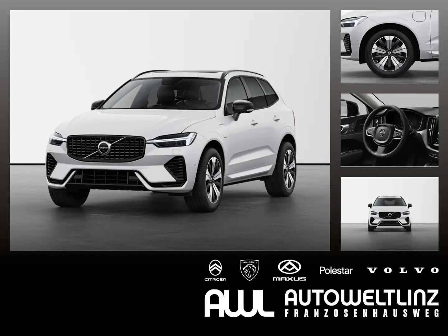 Volvo XC60 Recharge T6 AWD Plug-in Hybrid Weiß - 1