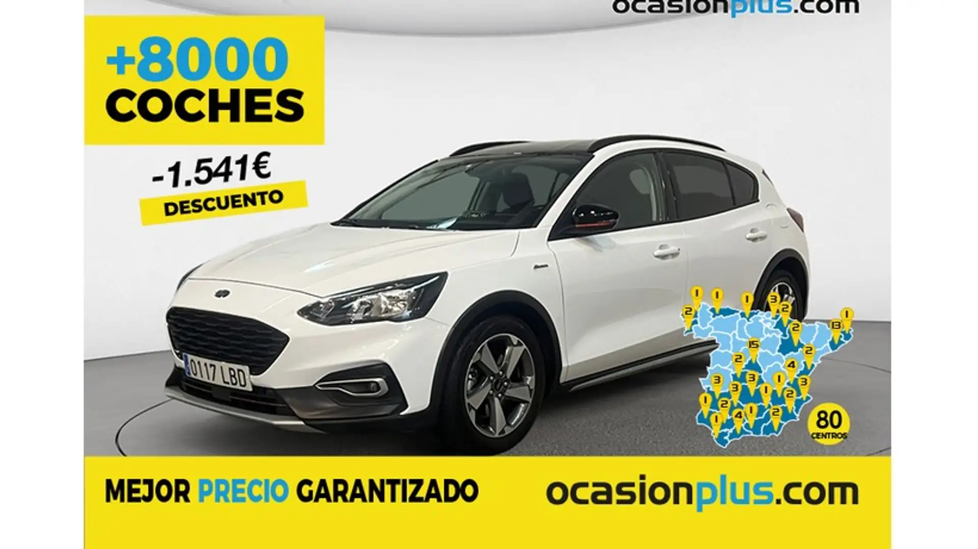 Ford Focus 1.0 Ecoboost Active 125 Blanc - 1