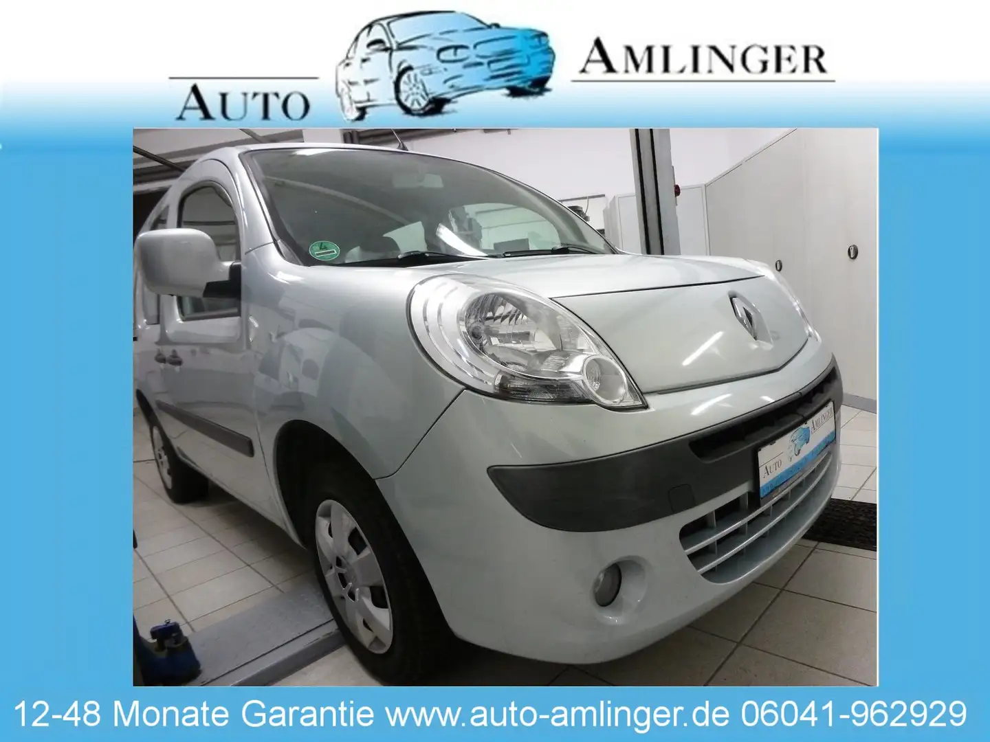 Renault Kangoo Happy Family1.Hand Scheckheft 24 Mo.Gara. Bleu - 1