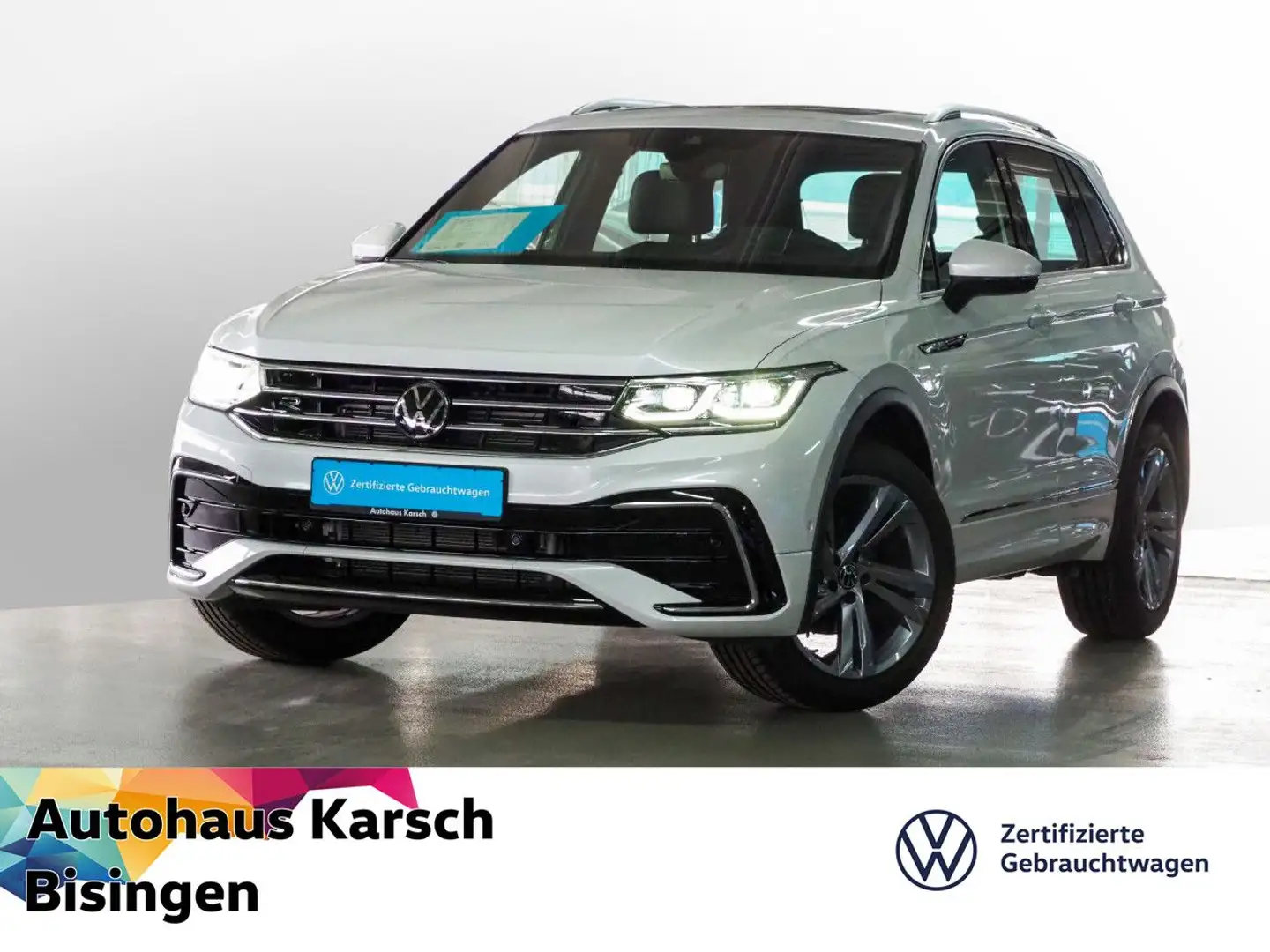 Volkswagen Tiguan 2.0 TDI DSG R-Line AHK, NAVI, STANDH. LED Weiß - 1
