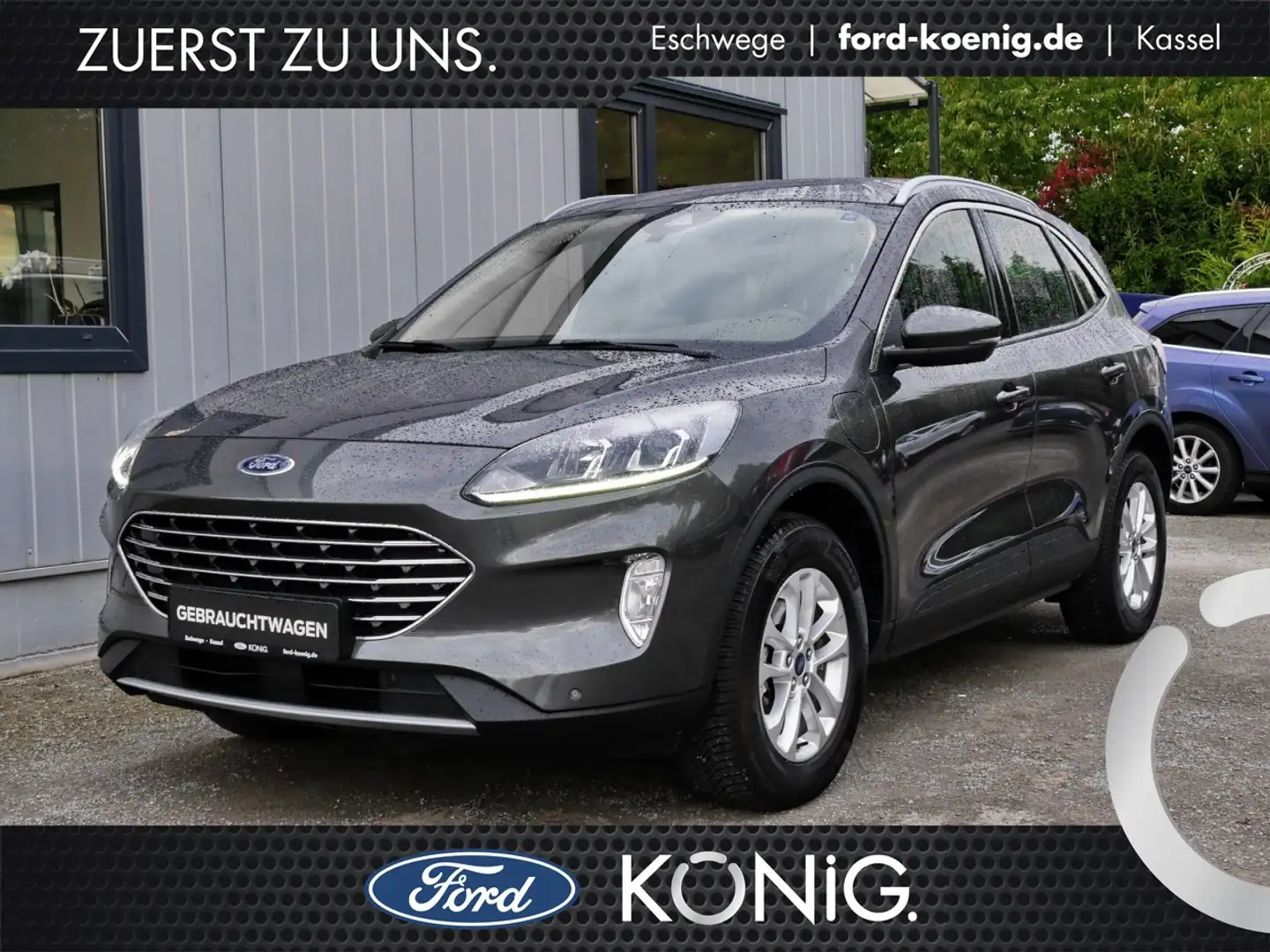 Ford Kuga Titanium Plug-in-Hybrid Auto+Navi+Sitzheizg Klima Gris - 1