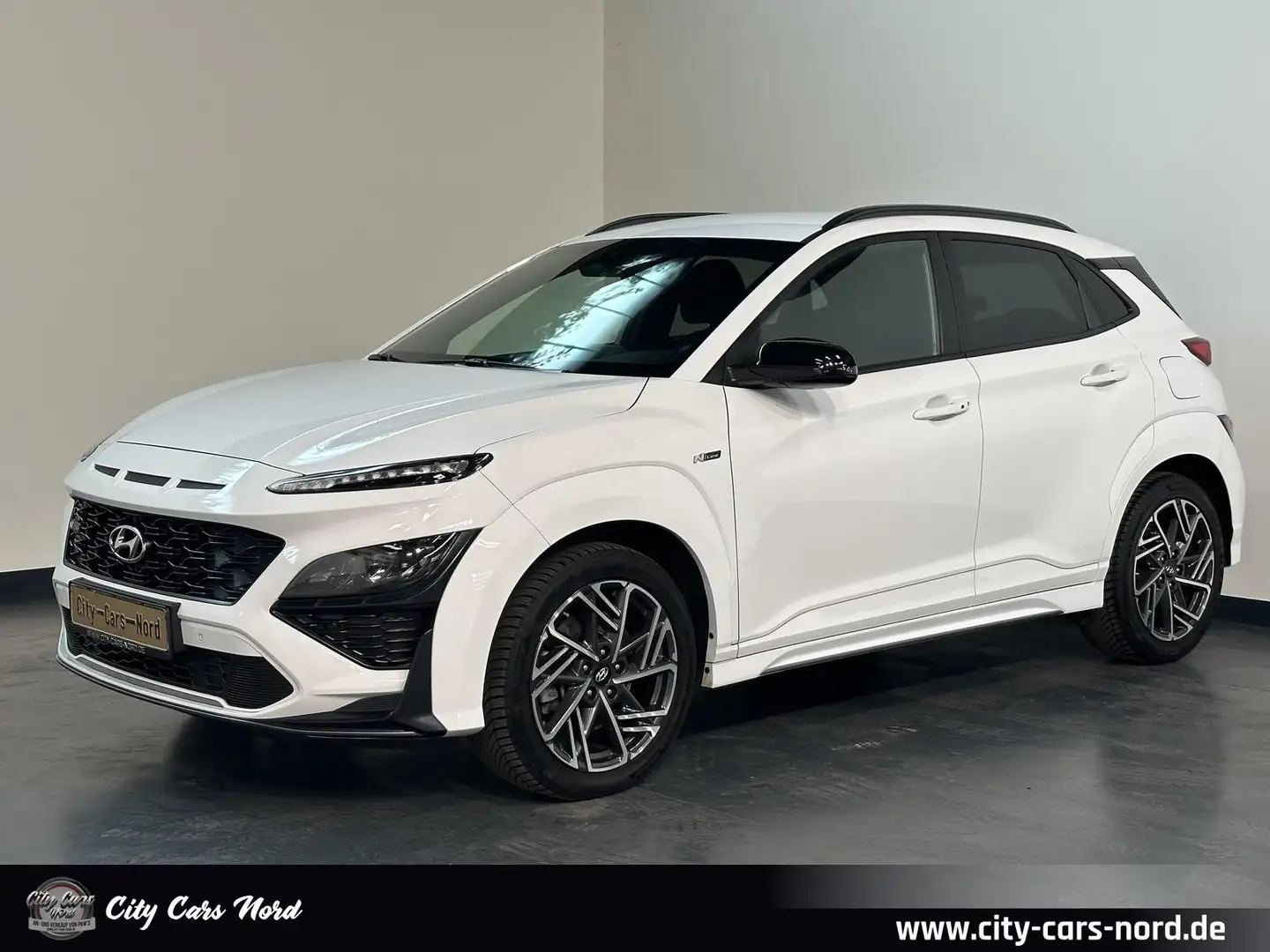 Hyundai KONA KONA 1.6 T-GDI N Line KEYLESS+LED+KAM+LANE+SHZ Weiß - 1