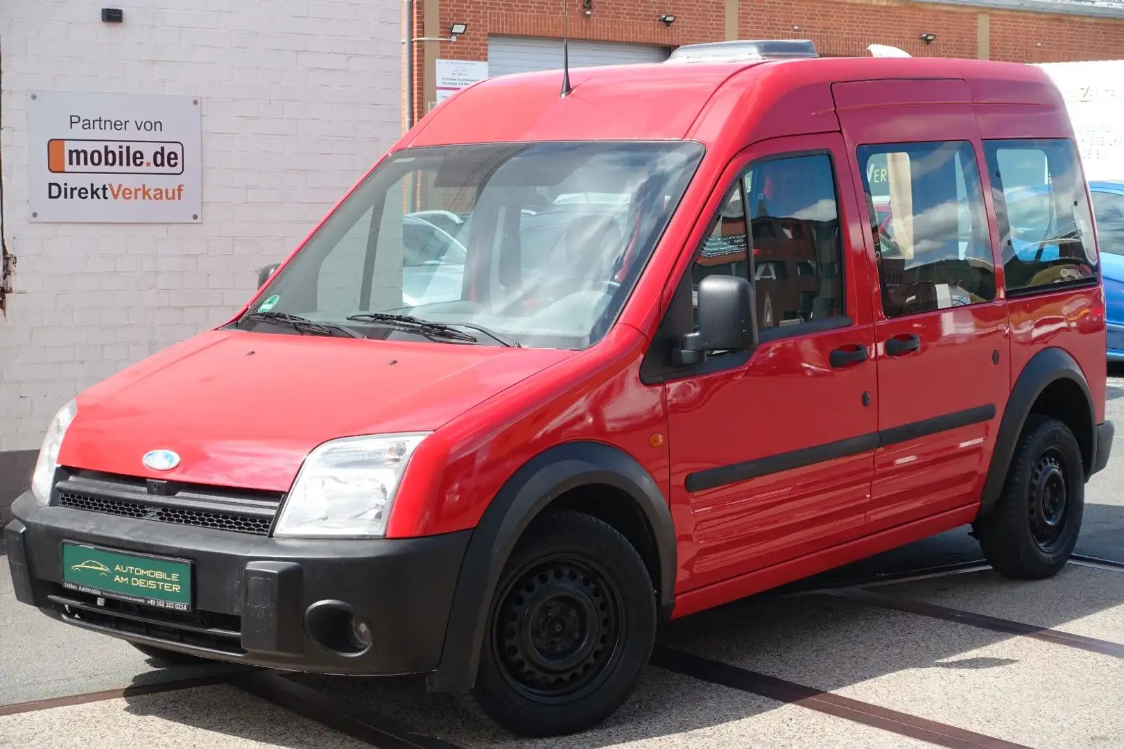 Ford Tourneo Connect Kombi lang*AHK*TÜV+SERVICE NEU** Rot - 1