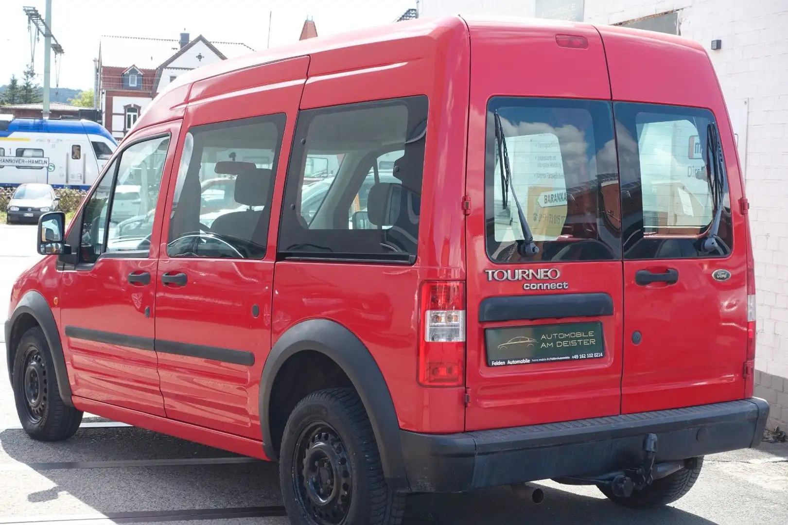 Ford Tourneo Connect Kombi lang*AHK*TÜV+SERVICE NEU** Rot - 2