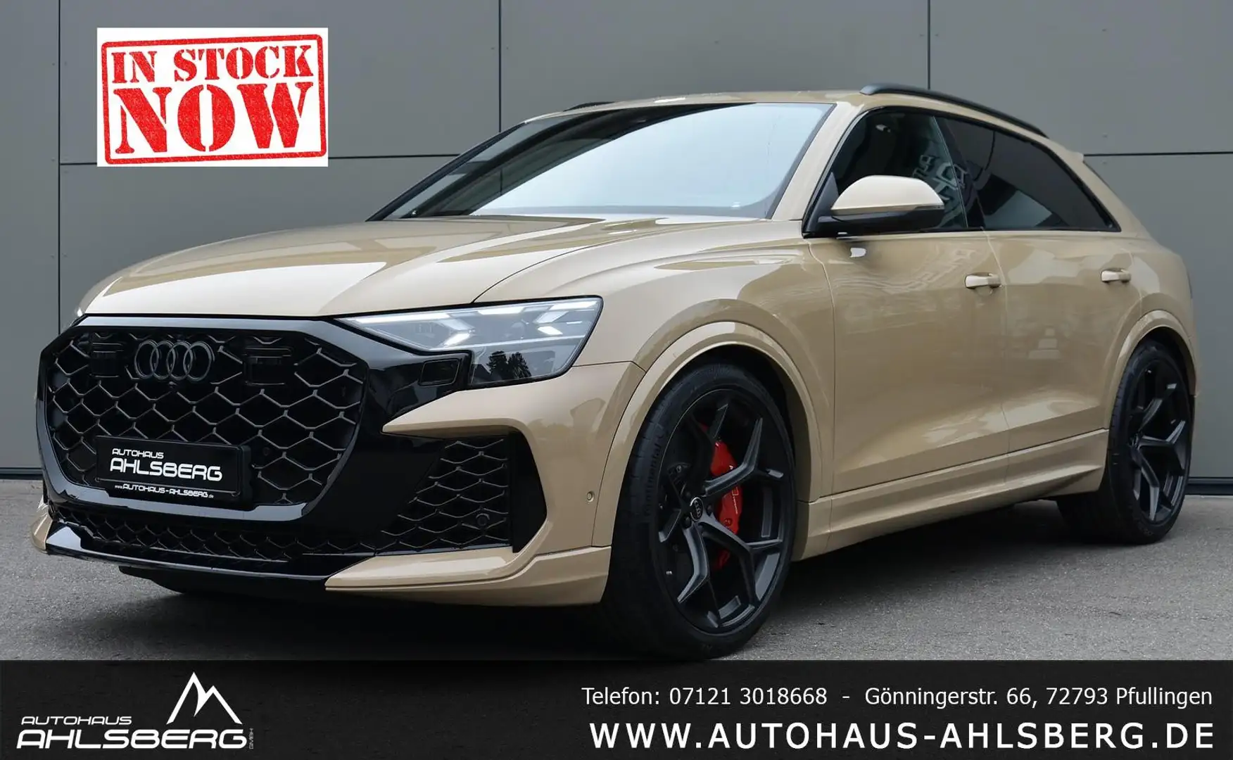 Audi RS Q8 RSQ8 PERFOR/ 23"/SAGA/MASSA/CARB./KERAM./BQ ADVA/ Goud - 1